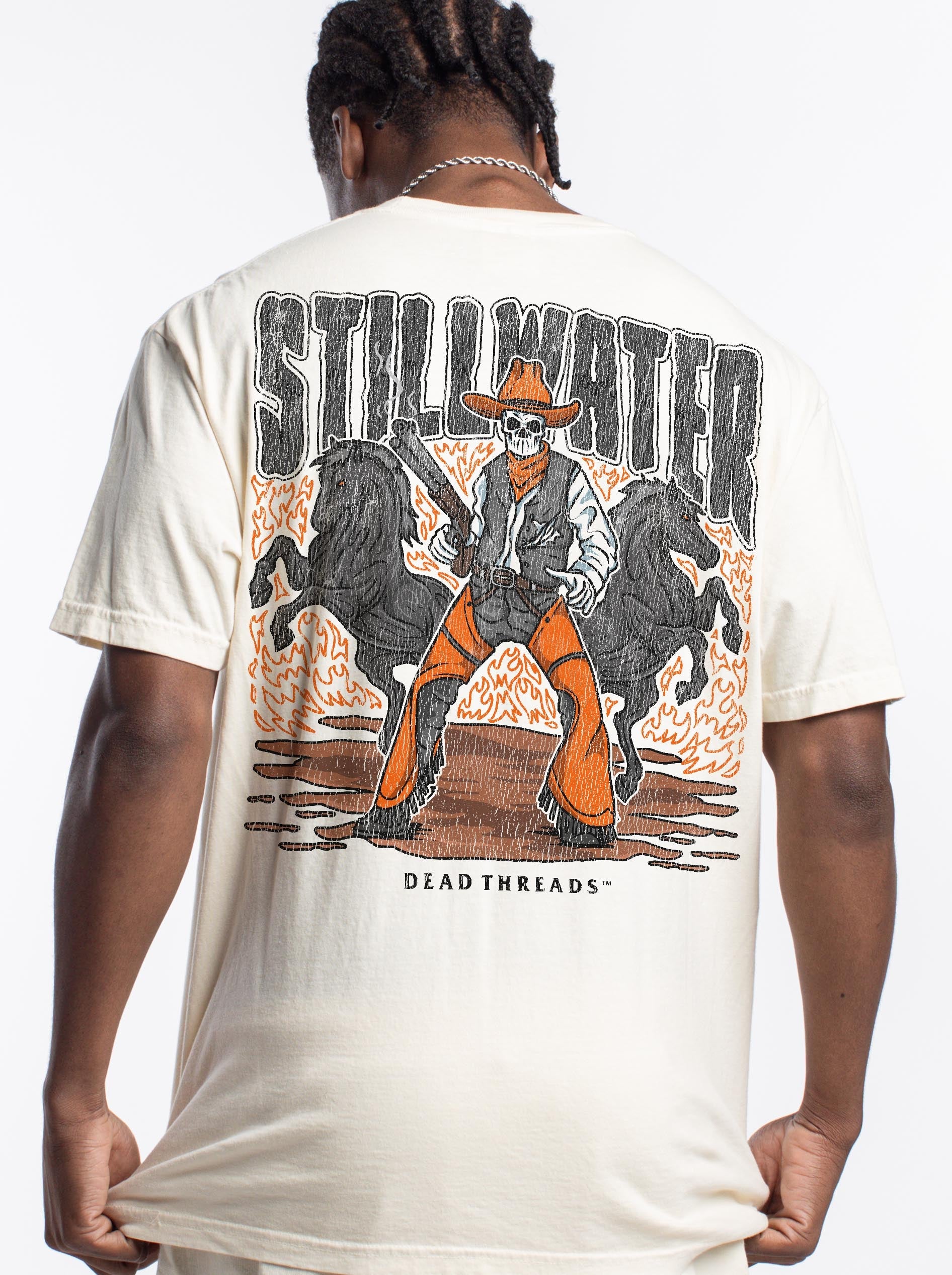 STILLWATER - “3 SKULL” PREMIUM T - SHIRT – T-Shirt – Dead Threads Apparel
