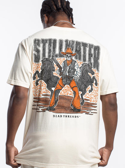 STILLWATER - “3 SKULL” PREMIUM T - SHIRT – T-Shirt – Dead Threads Apparel
