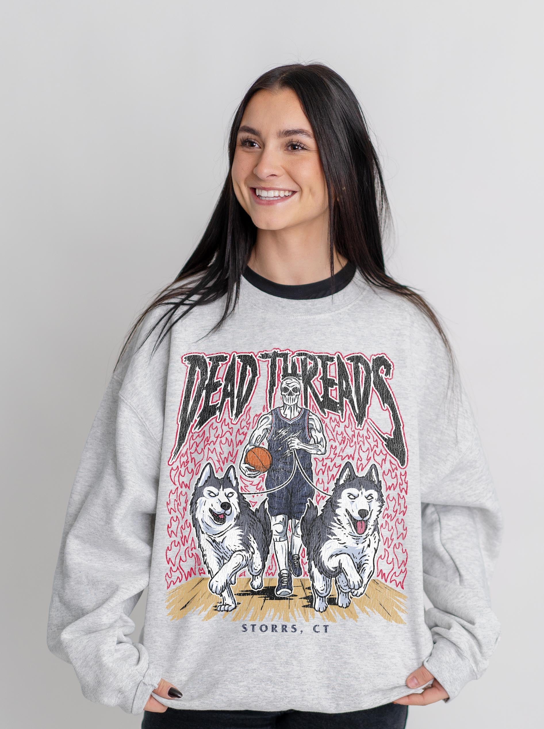 STORRS BASKETBALL - CREWNECK SWEATSHIRT – Sweatshirt – Dead Threads Apparel
