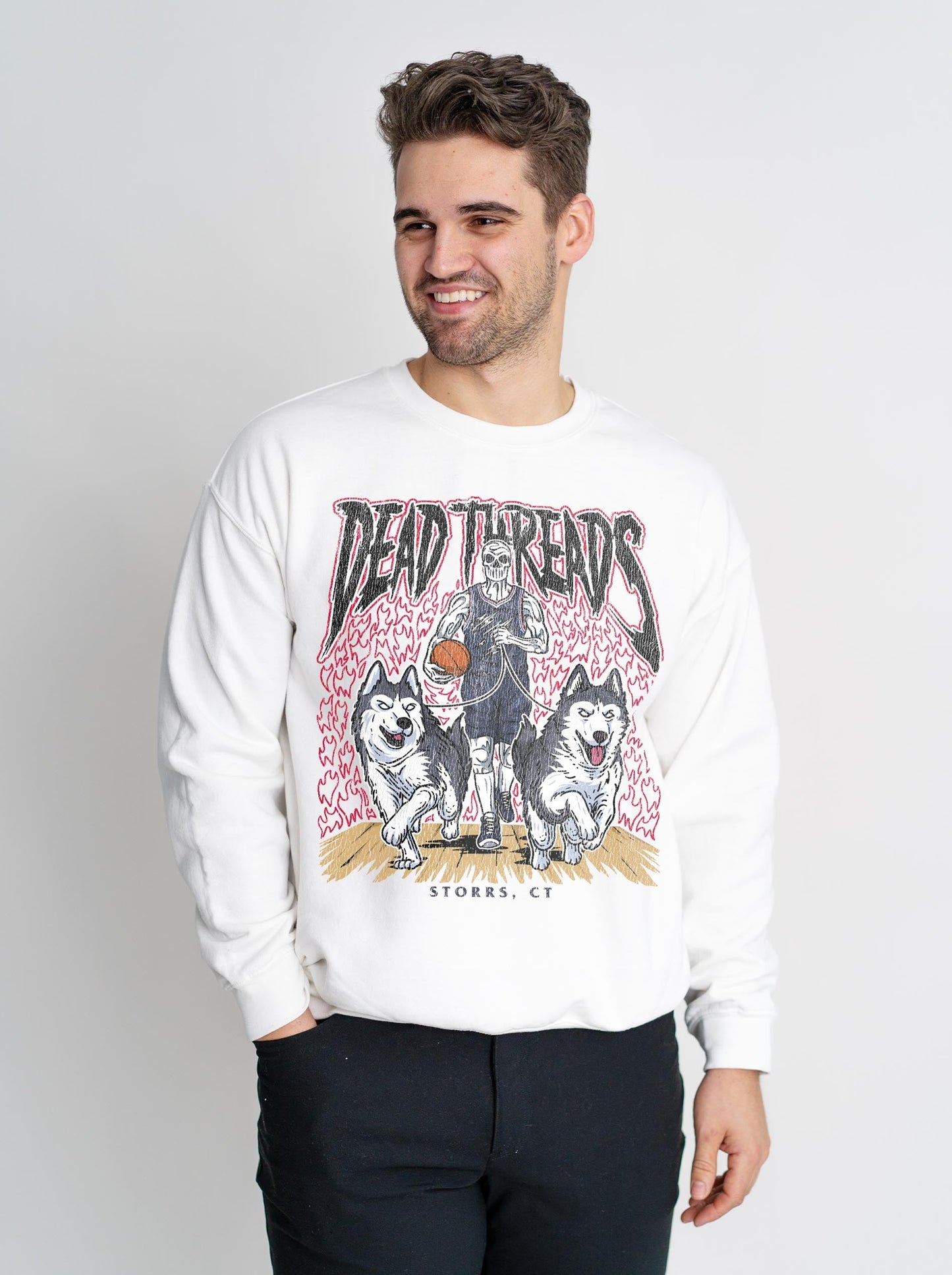 STORRS BASKETBALL - CREWNECK SWEATSHIRT – Sweatshirt – Dead Threads Apparel