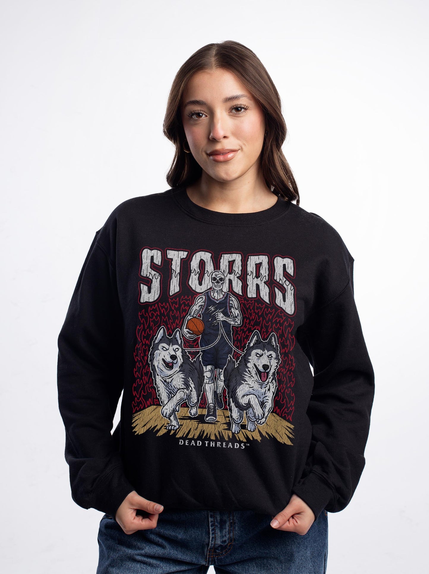 STORRS BASKETBALL CREWNECK SWEATSHIRT – Sweatshirt – Dead Threads Apparel