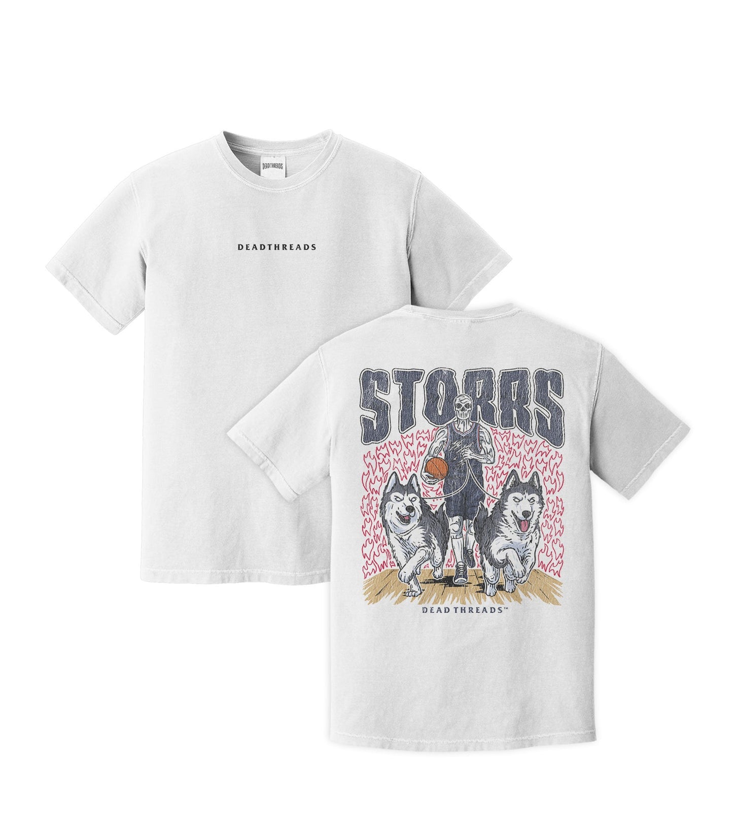 STORRS BASKETBALL - “DT ESSENTIAL" PREMIUM T - SHIRT – T-Shirt – Dead Threads Apparel