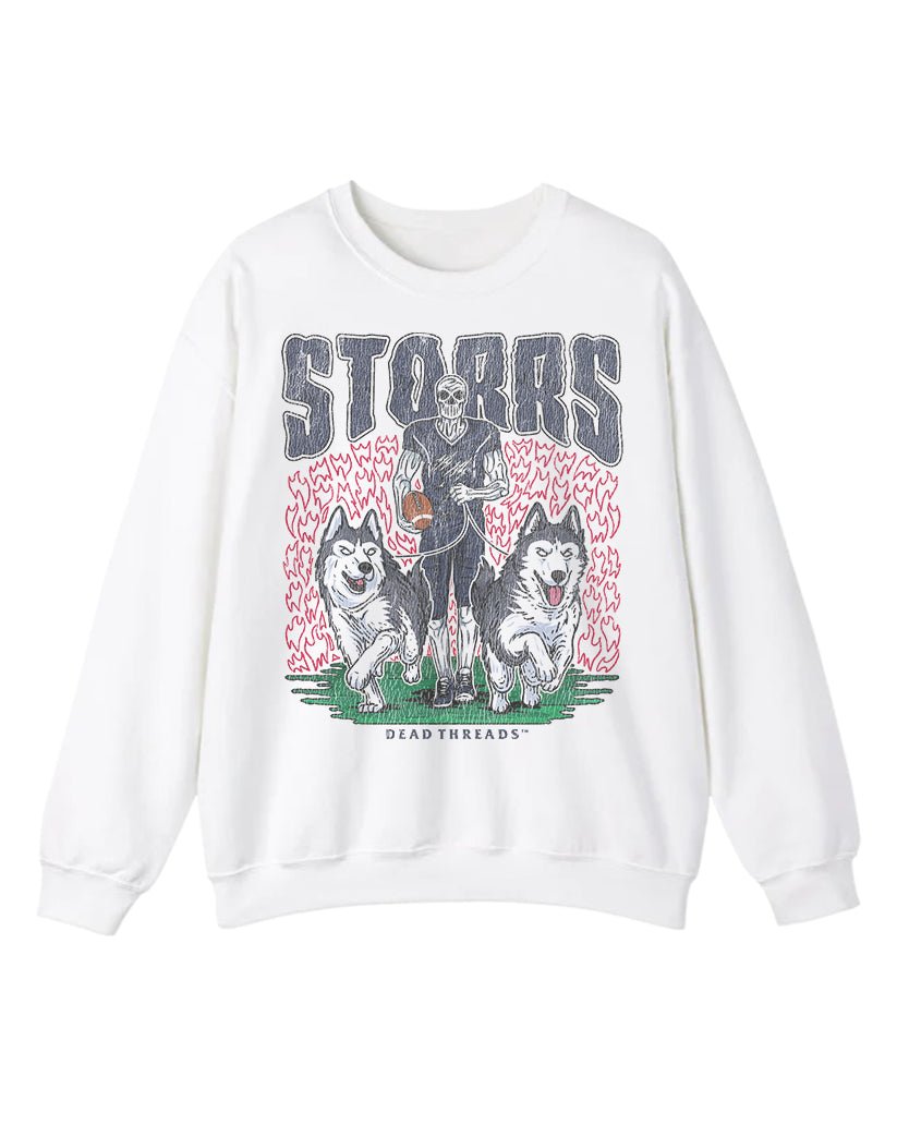 STORRS FOOTBALL CREWNECK SWEATSHIRT – Sweatshirt – Dead Threads Apparel