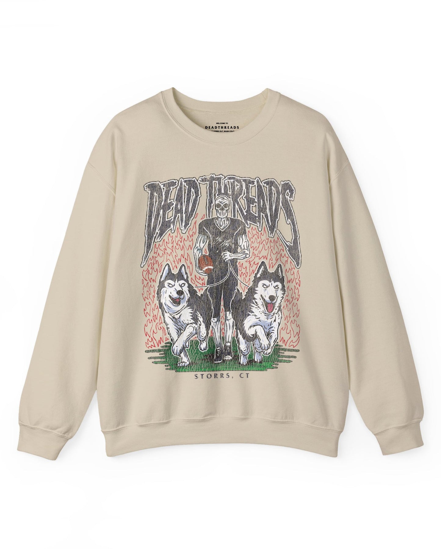 STORRS FOOTBALL - CREWNECK SWEATSHIRT – Sweatshirt – Dead Threads Apparel