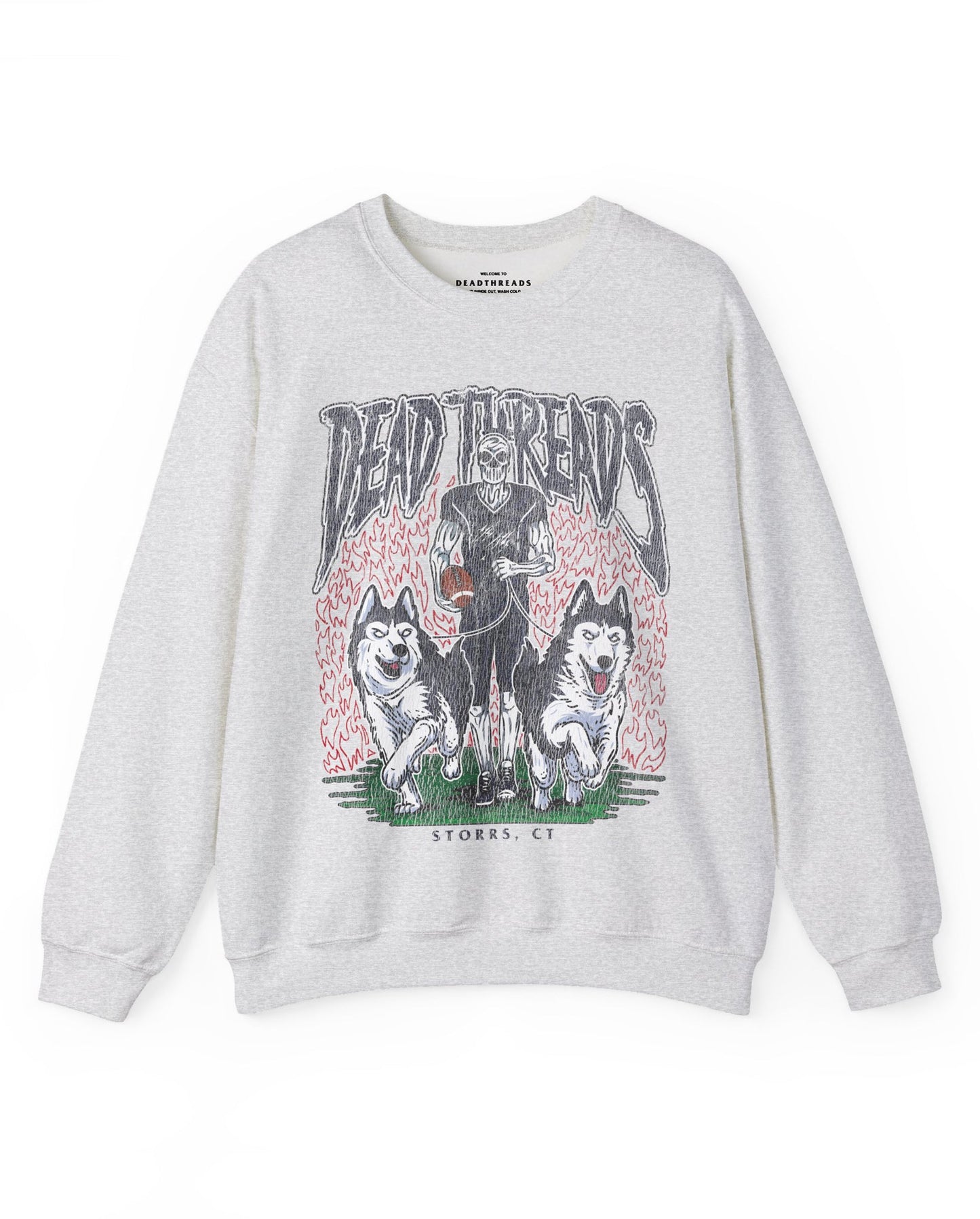 STORRS FOOTBALL - CREWNECK SWEATSHIRT – Sweatshirt – Dead Threads Apparel