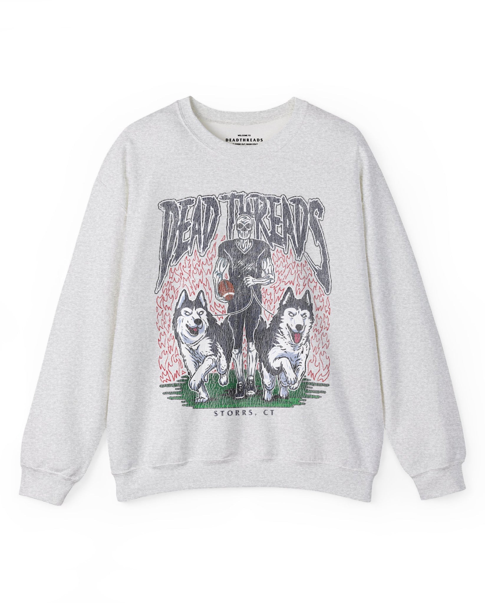 STORRS FOOTBALL - CREWNECK SWEATSHIRT – Sweatshirt – Dead Threads Apparel