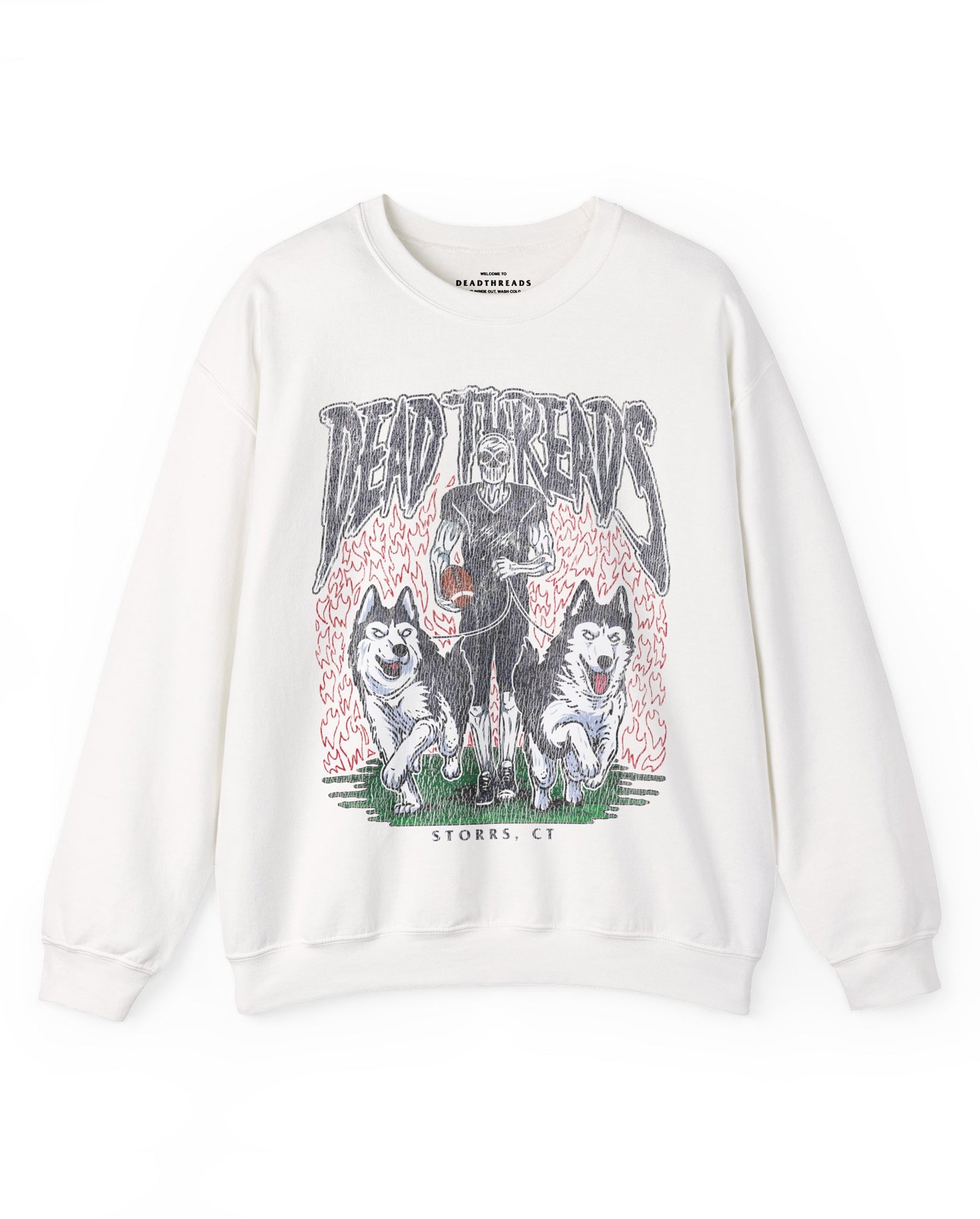 STORRS FOOTBALL - CREWNECK SWEATSHIRT – Sweatshirt – Dead Threads Apparel