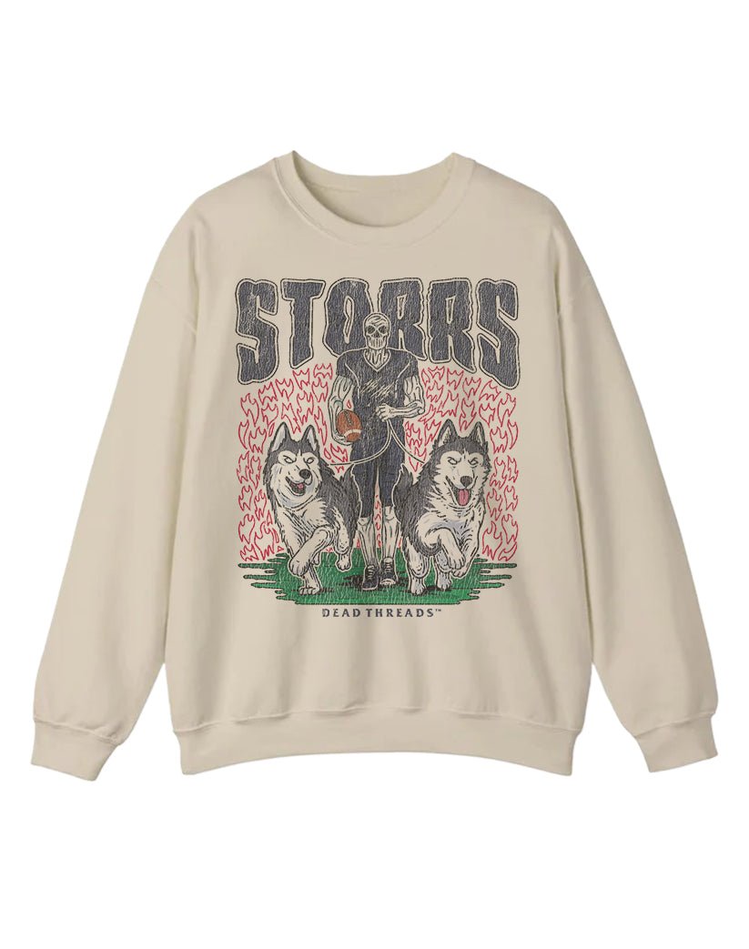 STORRS FOOTBALL CREWNECK SWEATSHIRT – Sweatshirt – Dead Threads Apparel