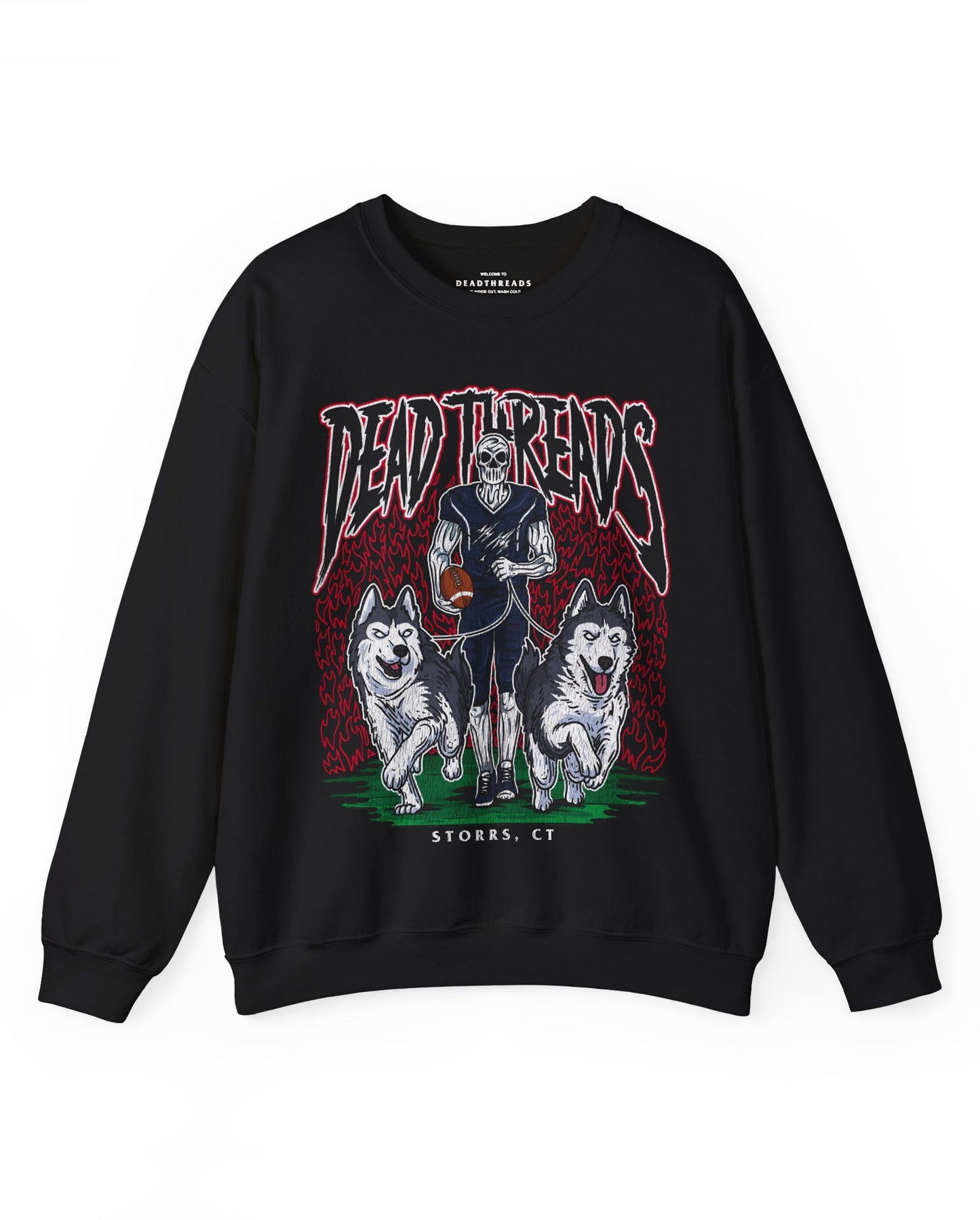 STORRS FOOTBALL - CREWNECK SWEATSHIRT – Sweatshirt – Dead Threads Apparel