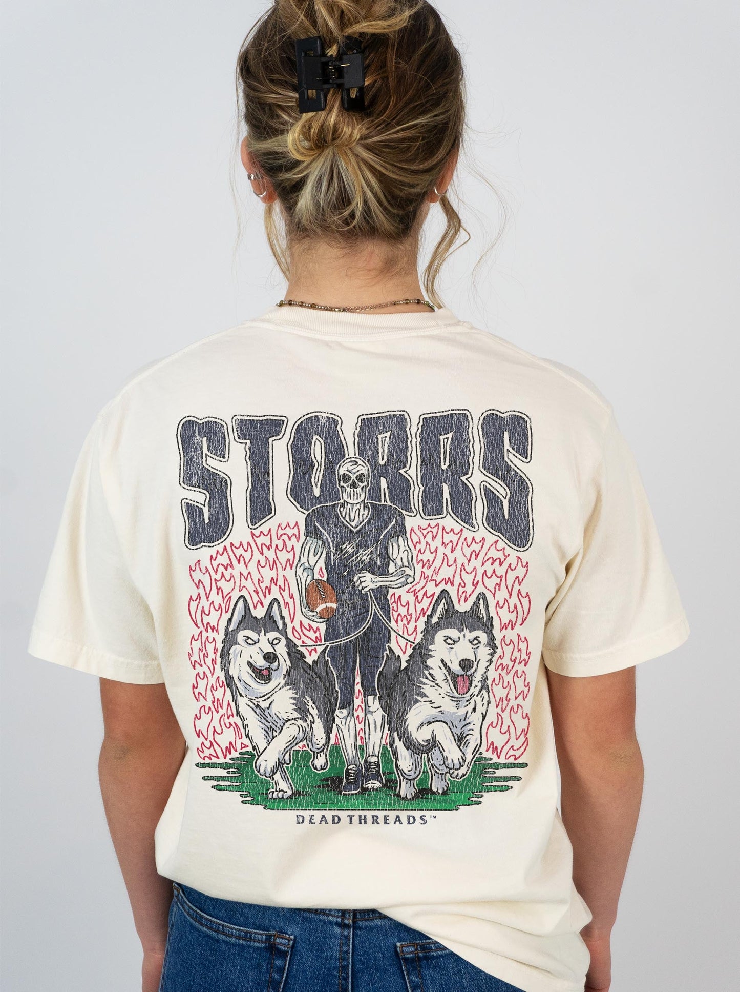 STORRS FOOTBALL - “DT ESSENTIAL" PREMIUM T - SHIRT – T-Shirt – Dead Threads Apparel
