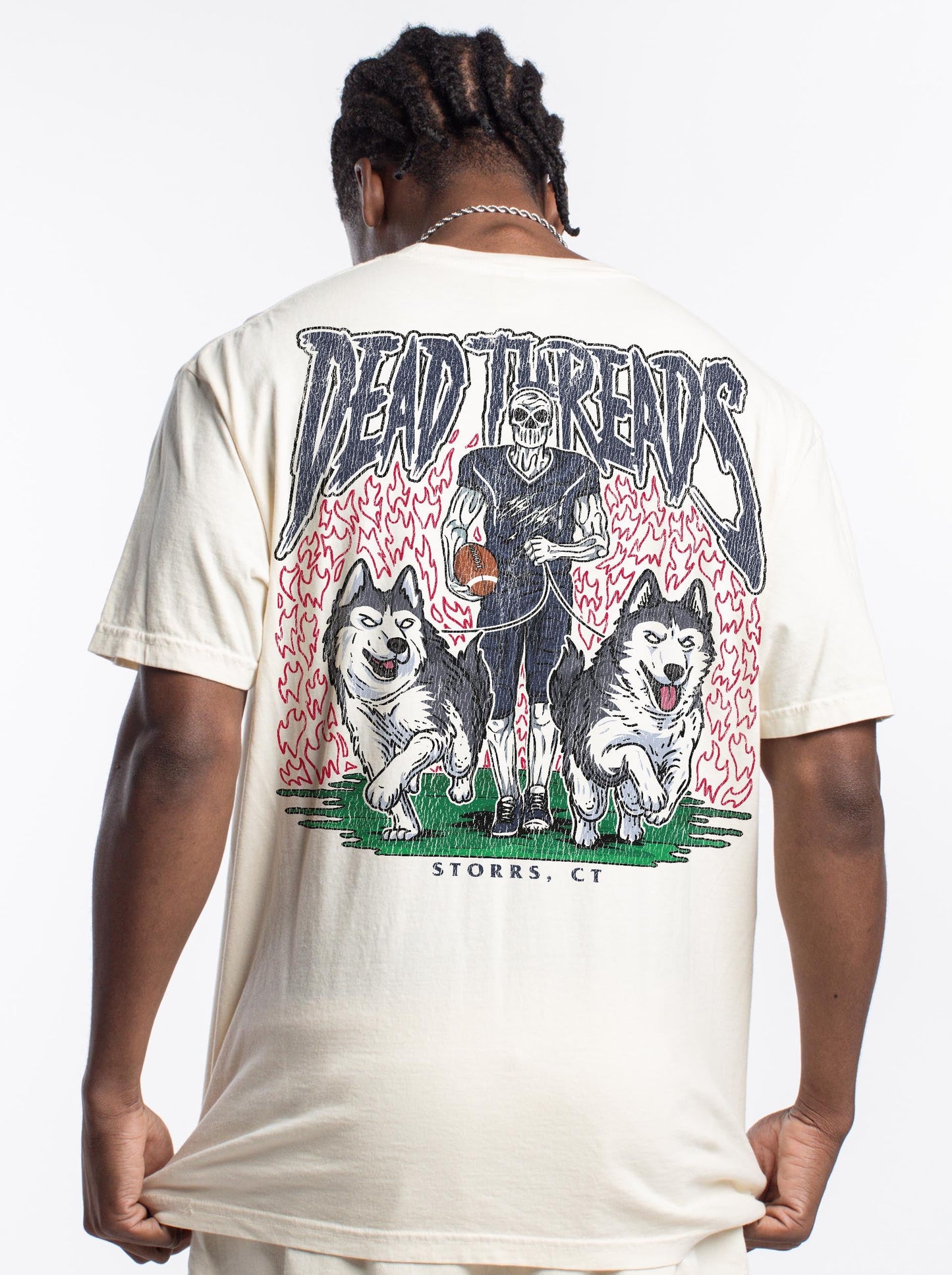 STORRS FOOTBALL - “DT ESSENTIAL" PREMIUM T-SHIRT – T-Shirt – Dead Threads Apparel