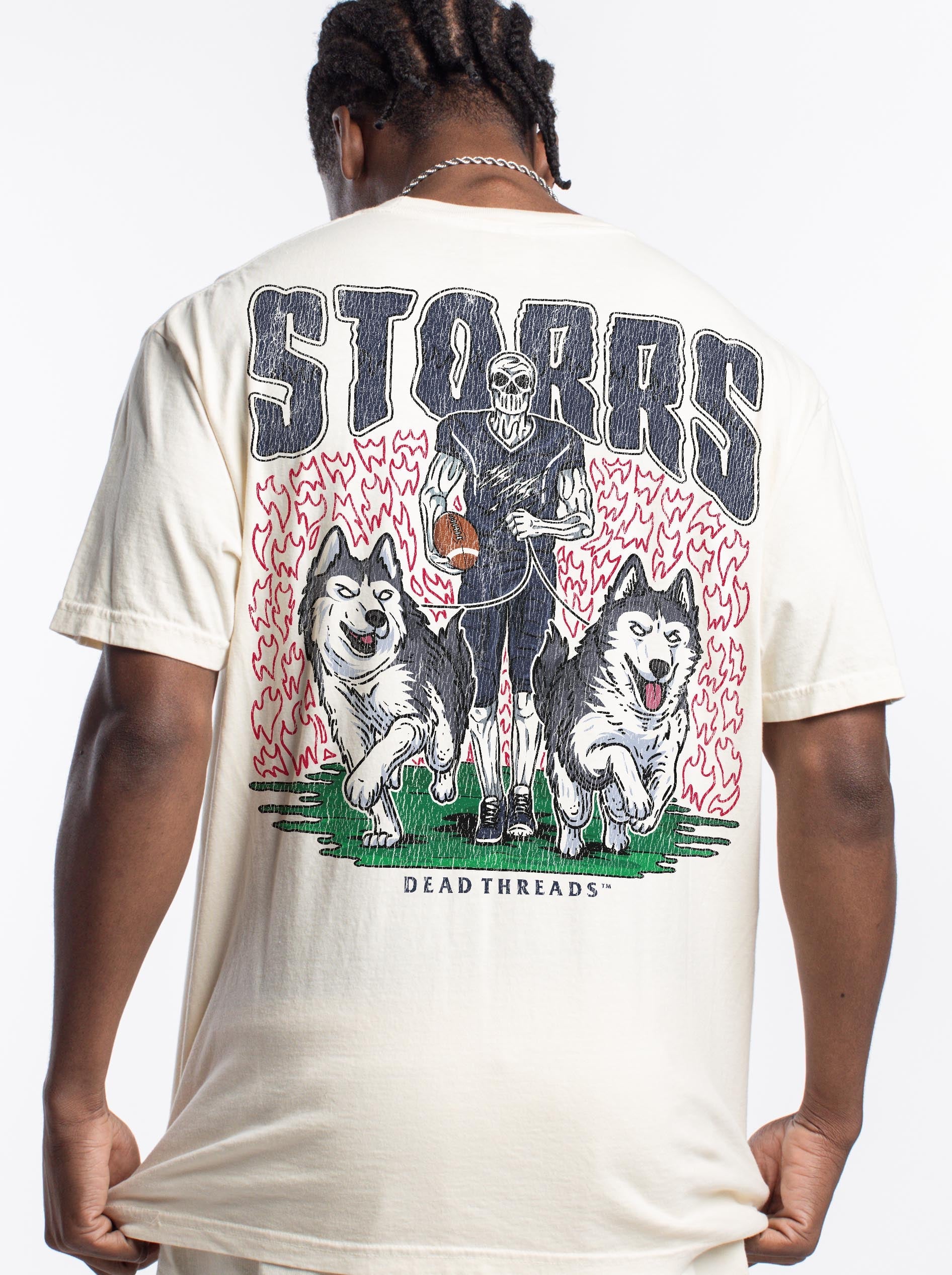 STORRS FOOTBALL - “DT ESSENTIAL" PREMIUM T - SHIRT – T-Shirt – Dead Threads Apparel