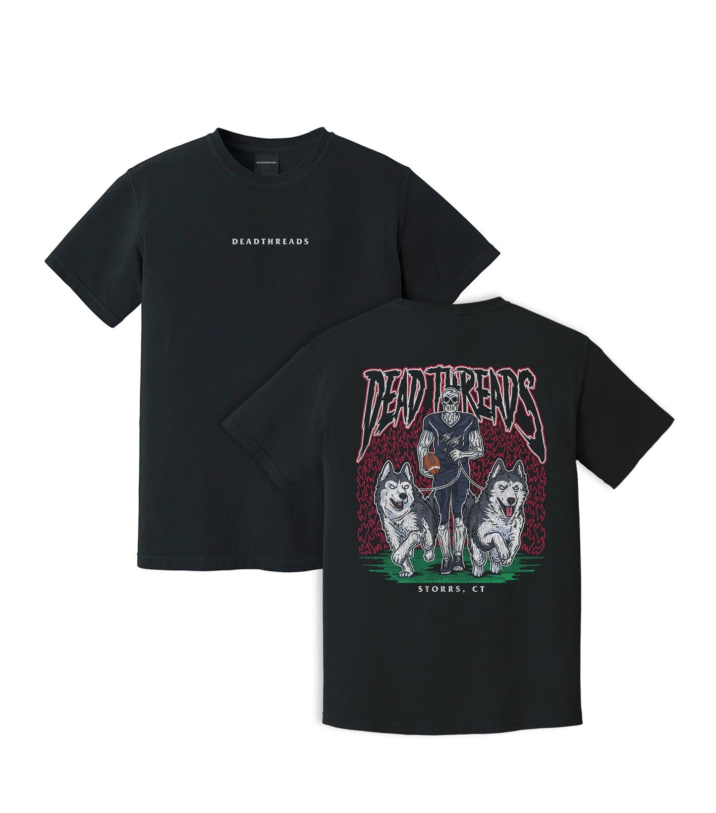 STORRS FOOTBALL - “DT ESSENTIAL" PREMIUM T-SHIRT – T-Shirt – Dead Threads Apparel