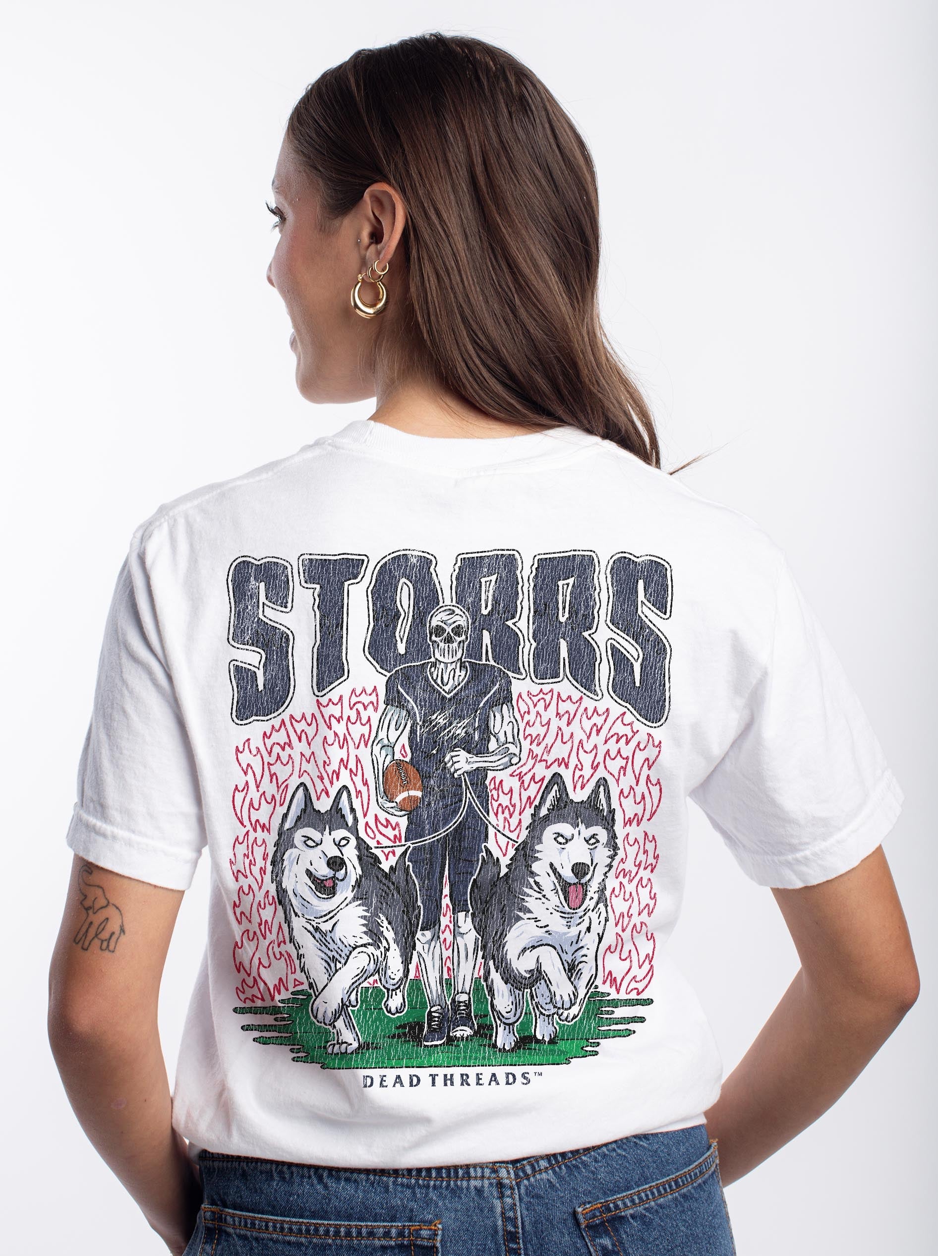 STORRS FOOTBALL - “DT ESSENTIAL" PREMIUM T - SHIRT – T-Shirt – Dead Threads Apparel