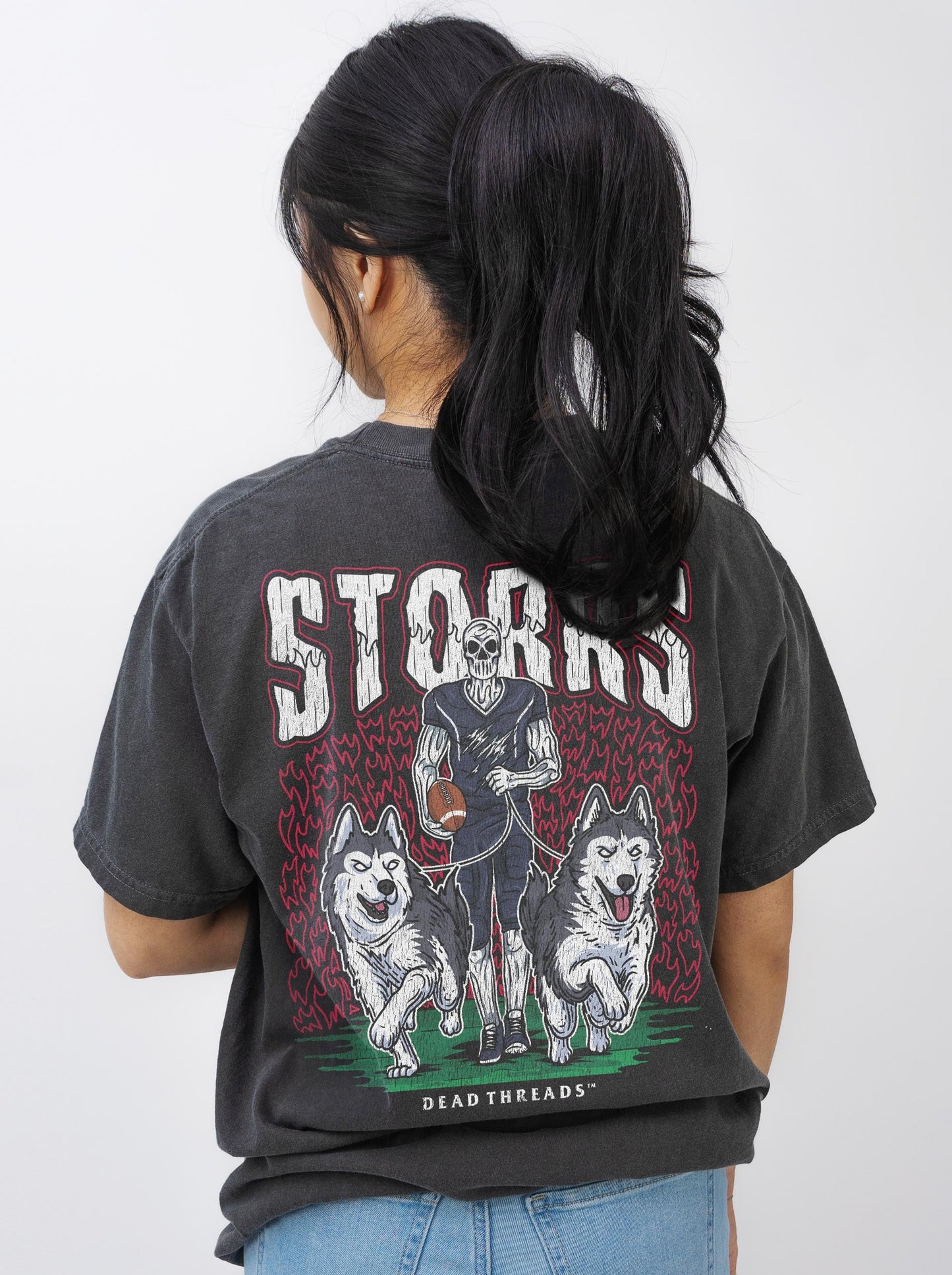 STORRS FOOTBALL - “DT ESSENTIAL" PREMIUM T - SHIRT – T-Shirt – Dead Threads Apparel