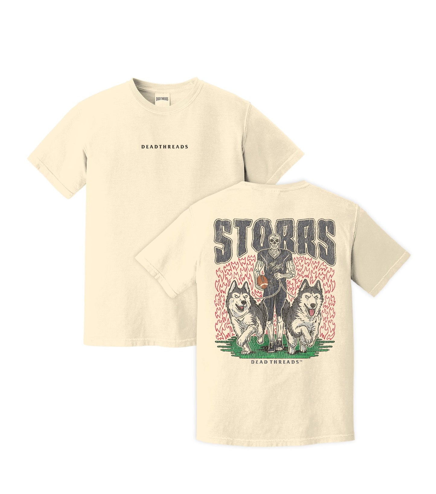 STORRS FOOTBALL - “DT ESSENTIAL" PREMIUM T - SHIRT – T-Shirt – Dead Threads Apparel
