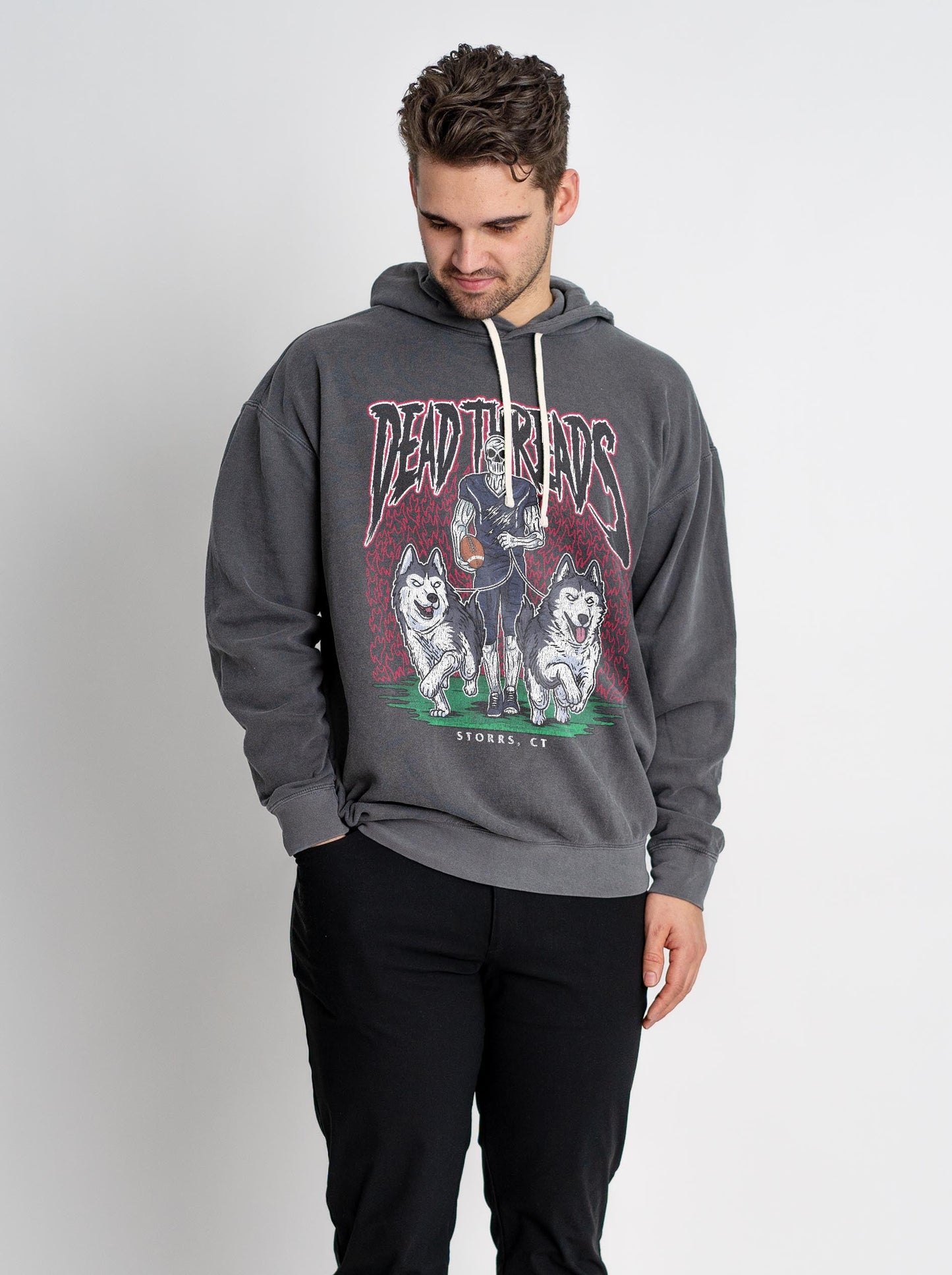 STORRS FOOTBALL - LIGHTWEIGHT HOODIE – Lightweight – Dead Threads Apparel