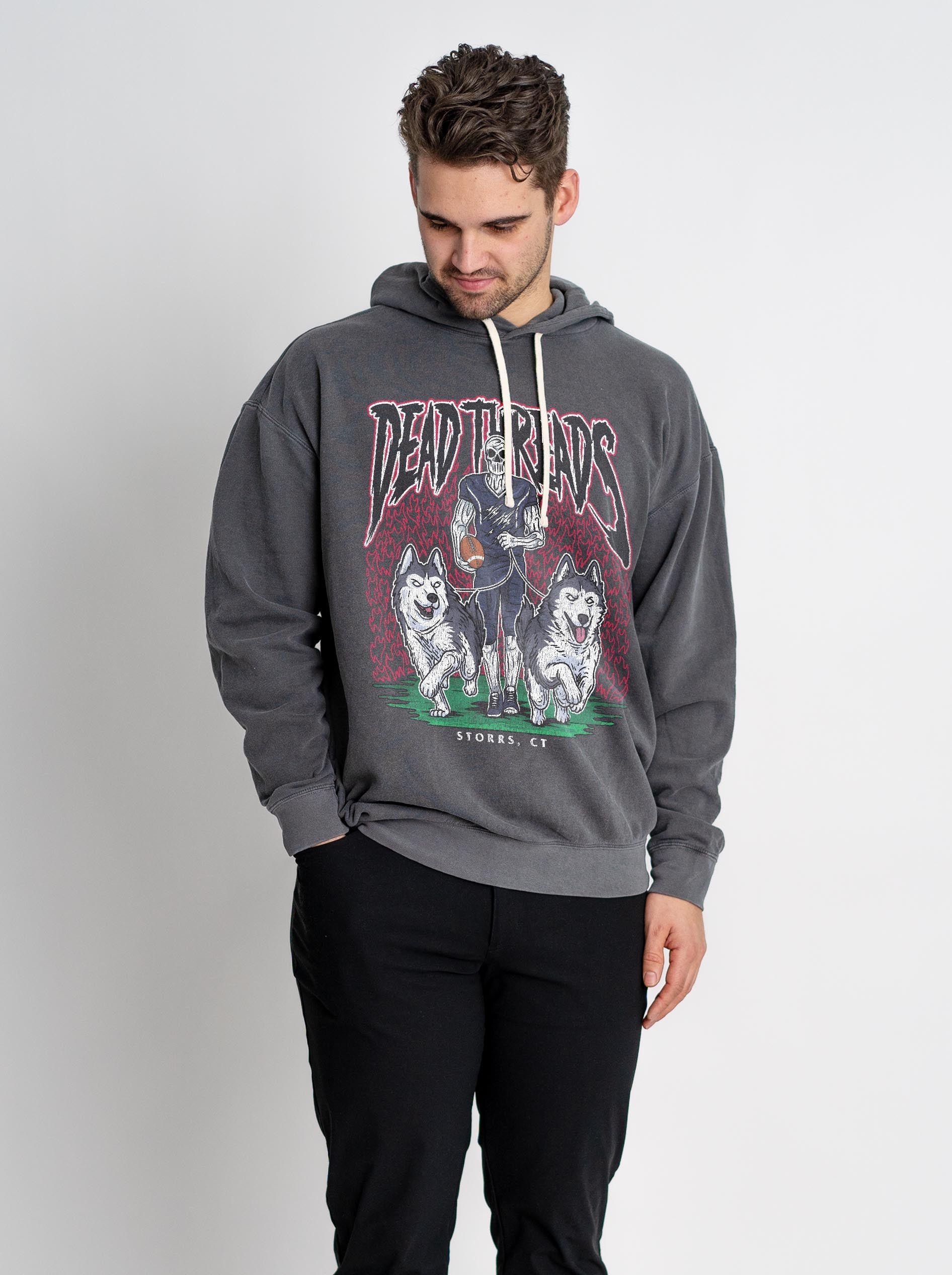 STORRS FOOTBALL - LIGHTWEIGHT HOODIE – Lightweight – Dead Threads Apparel
