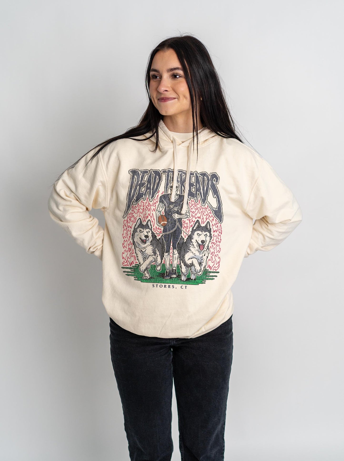 STORRS FOOTBALL - LIGHTWEIGHT HOODIE – Lightweight – Dead Threads Apparel