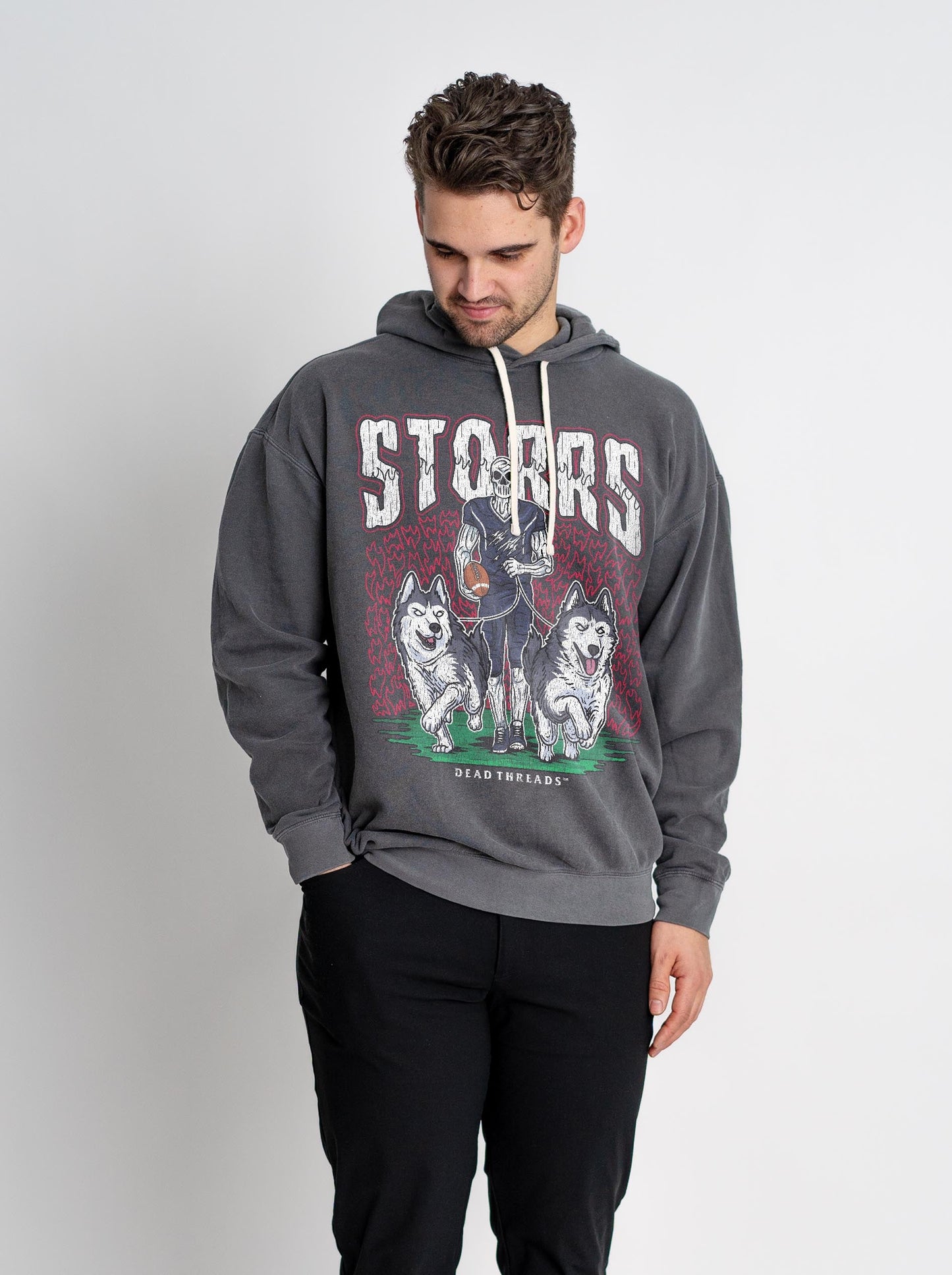 STORRS FOOTBALL - LIGHTWEIGHT HOODIE – Lightweight – Dead Threads Apparel