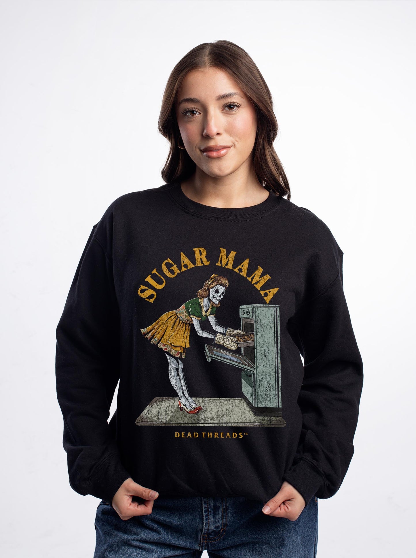 SUGAR MAMA CREWNECK SWEATSHIRT – Sweatshirt – Dead Threads Apparel
