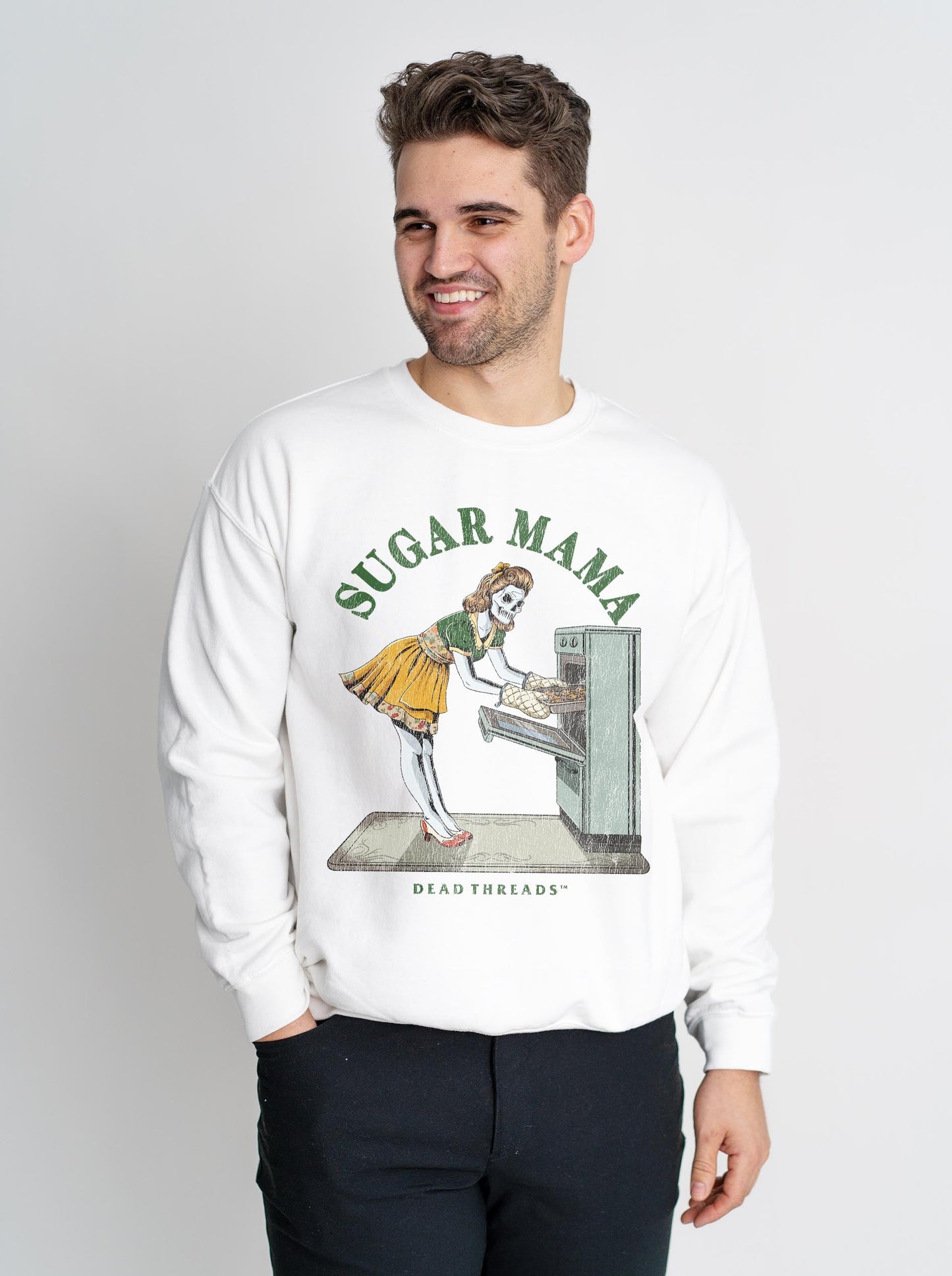 SUGAR MAMA CREWNECK SWEATSHIRT – Sweatshirt – Dead Threads Apparel