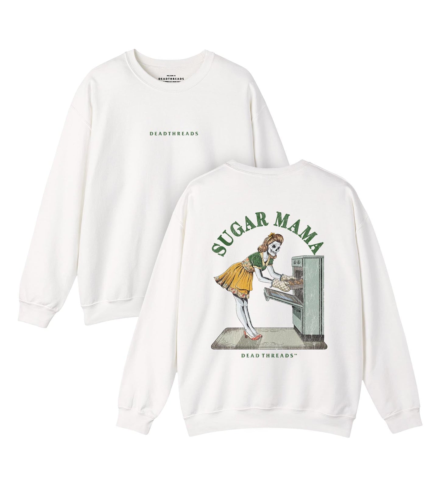 SUGAR MAMA - “DT ESSENTIAL" CREWNECK SWEATSHIRT – Sweatshirt – Dead Threads Apparel