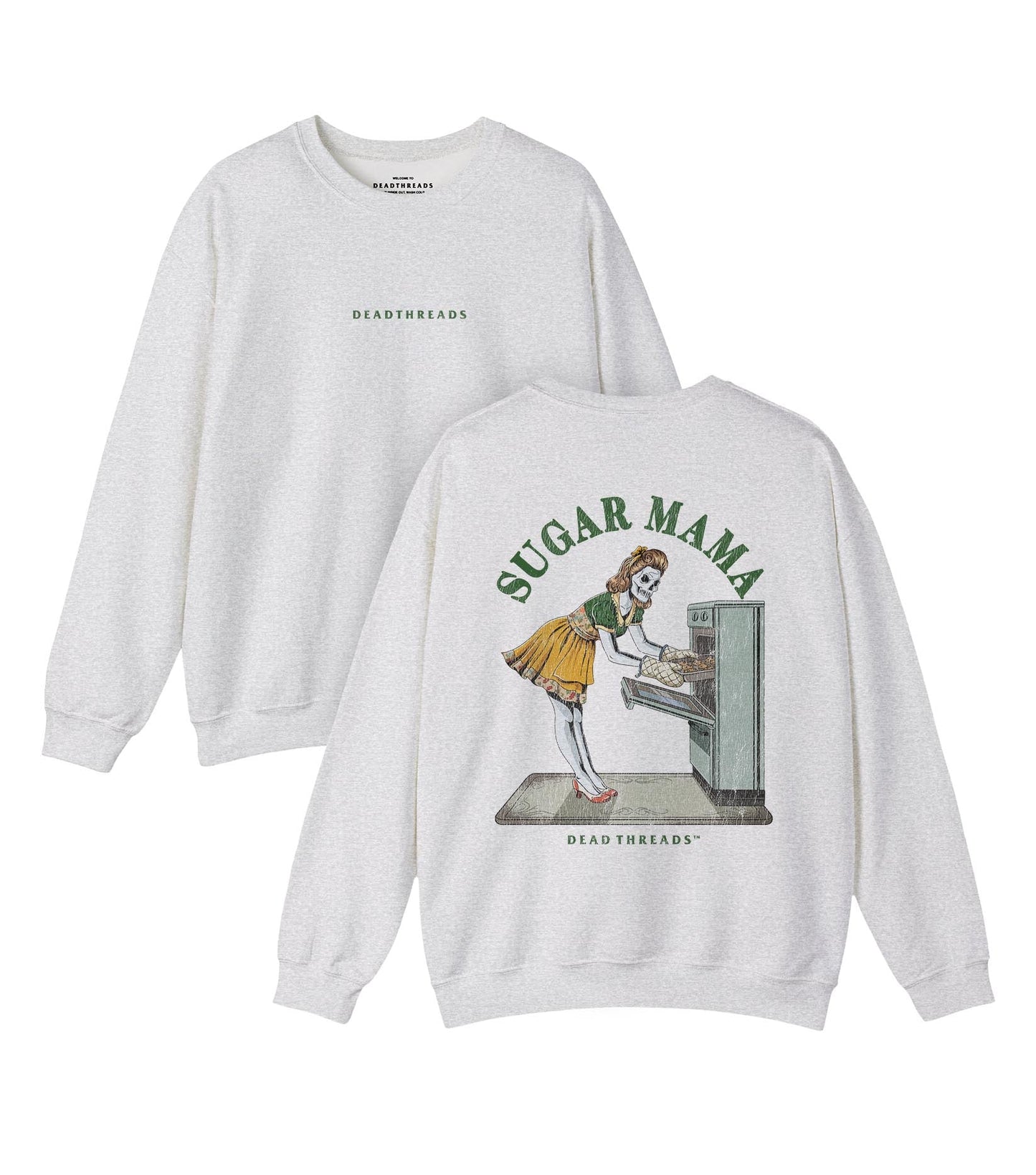SUGAR MAMA - “DT ESSENTIAL" CREWNECK SWEATSHIRT – Sweatshirt – Dead Threads Apparel