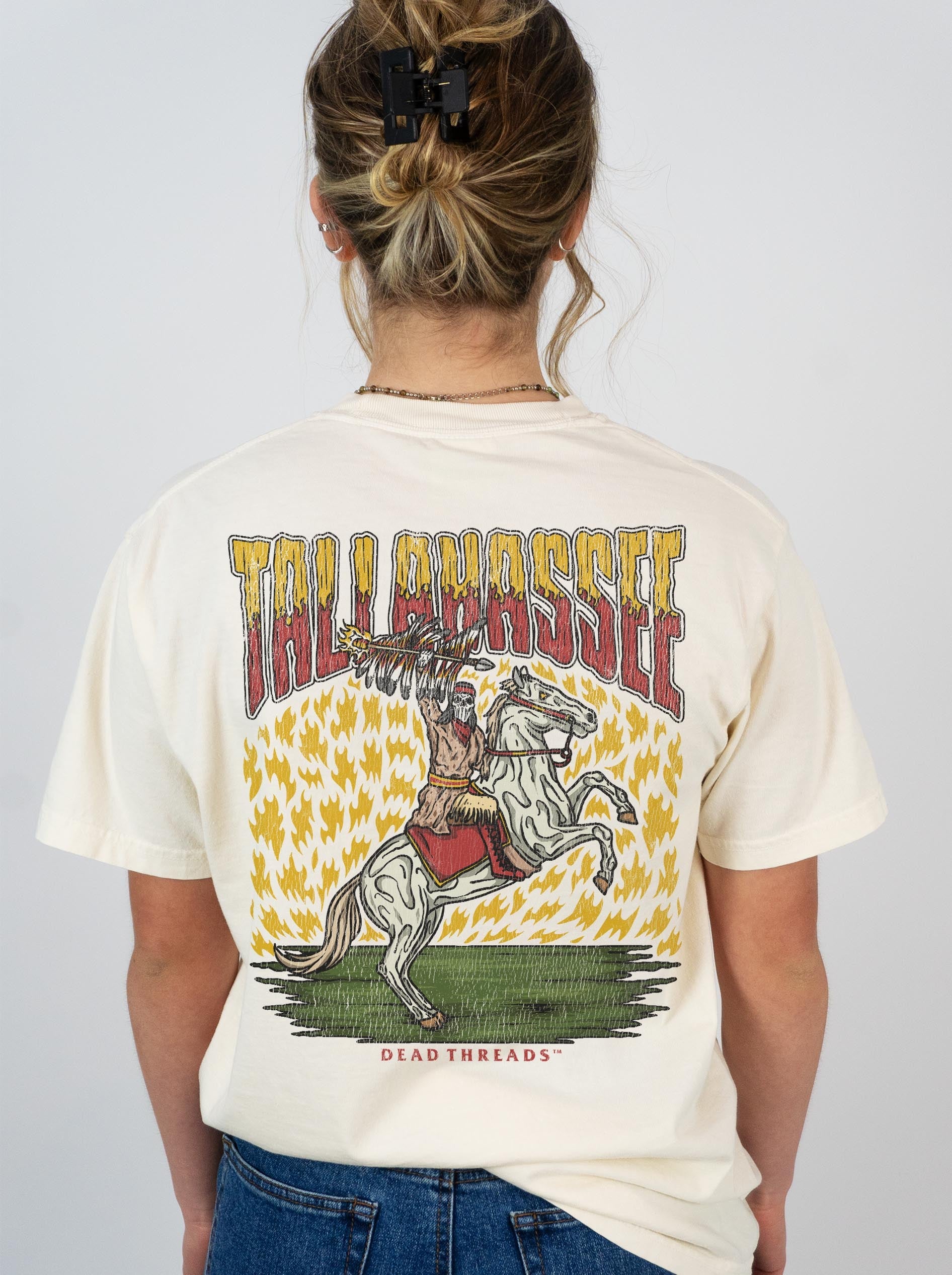 TALLAHASSEE - “3 SKULL” PREMIUM T - SHIRT – T-Shirt – Dead Threads Apparel