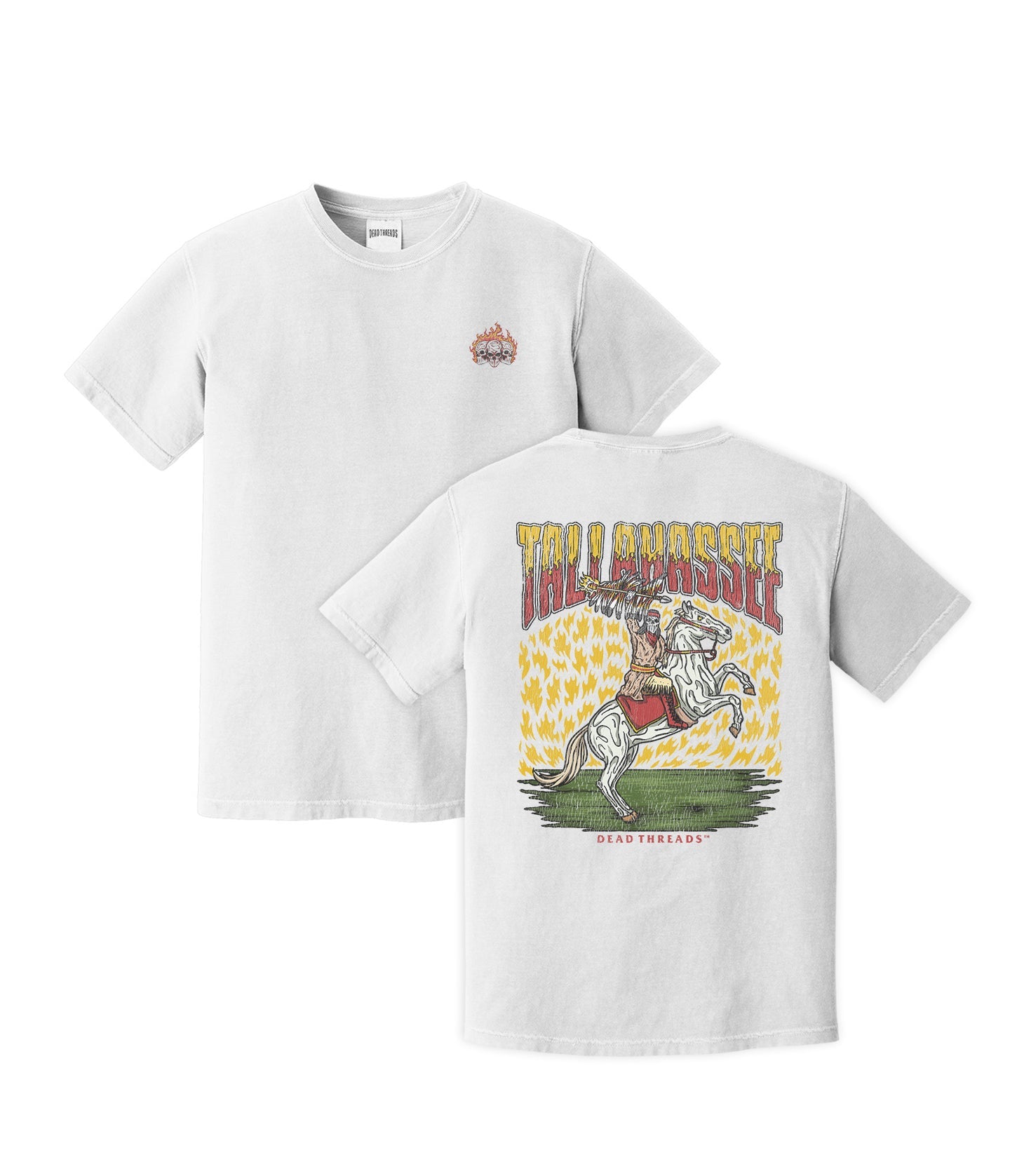 TALLAHASSEE - “3 SKULL” PREMIUM T - SHIRT – T-Shirt – Dead Threads Apparel