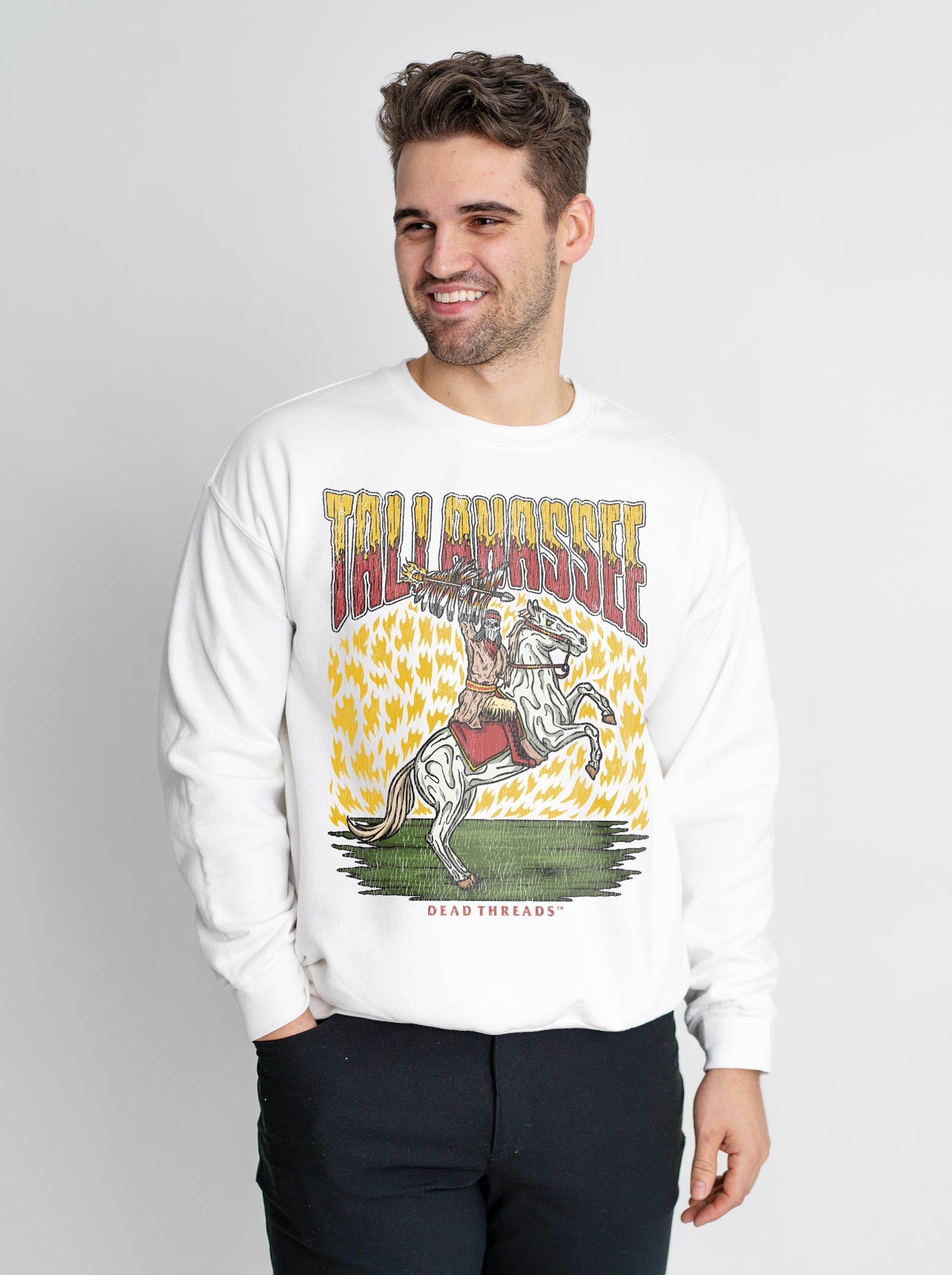 TALLAHASSEE CREWNECK SWEATSHIRT – Sweatshirt – Dead Threads Apparel