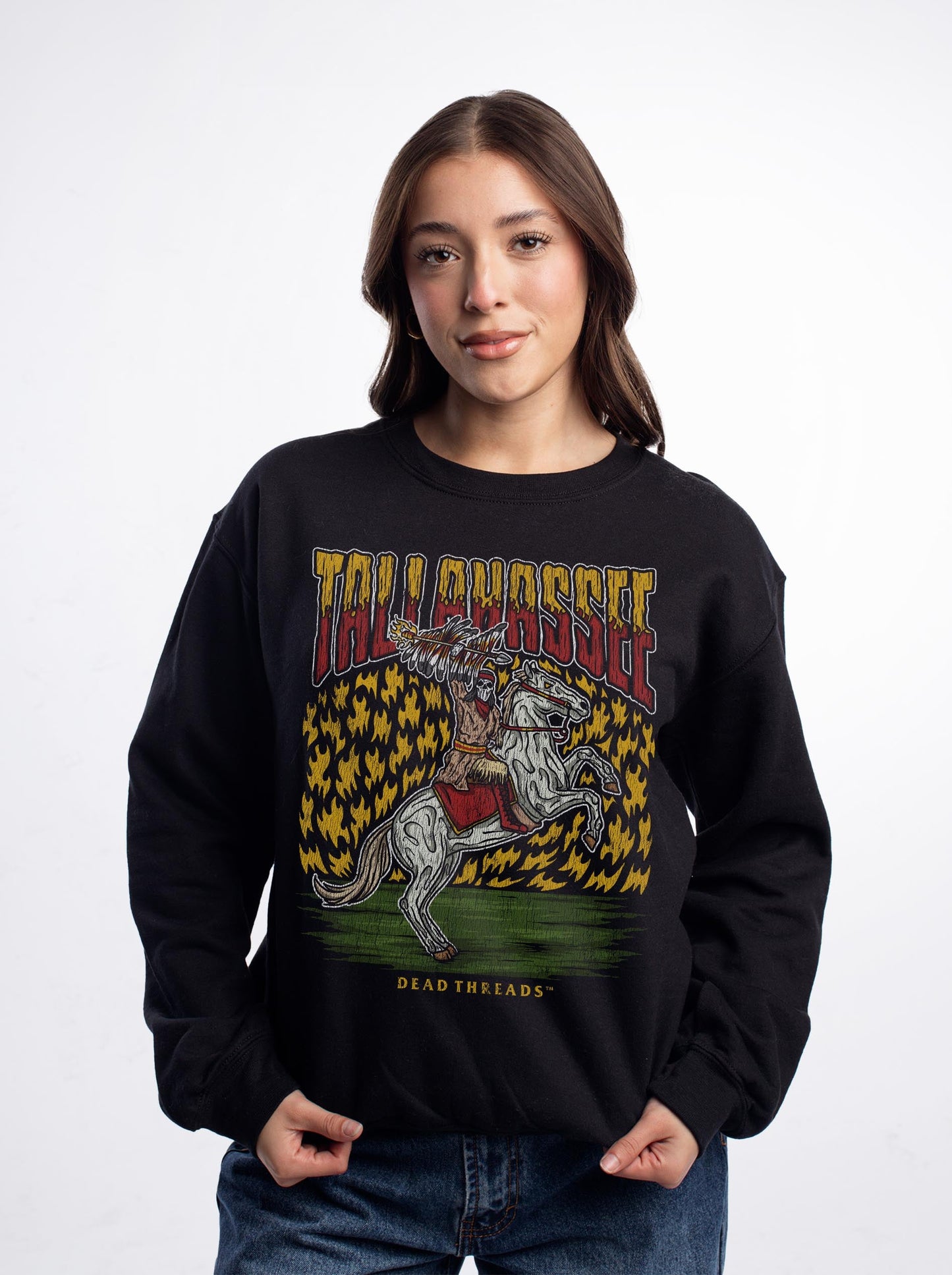 TALLAHASSEE CREWNECK SWEATSHIRT – Sweatshirt – Dead Threads Apparel