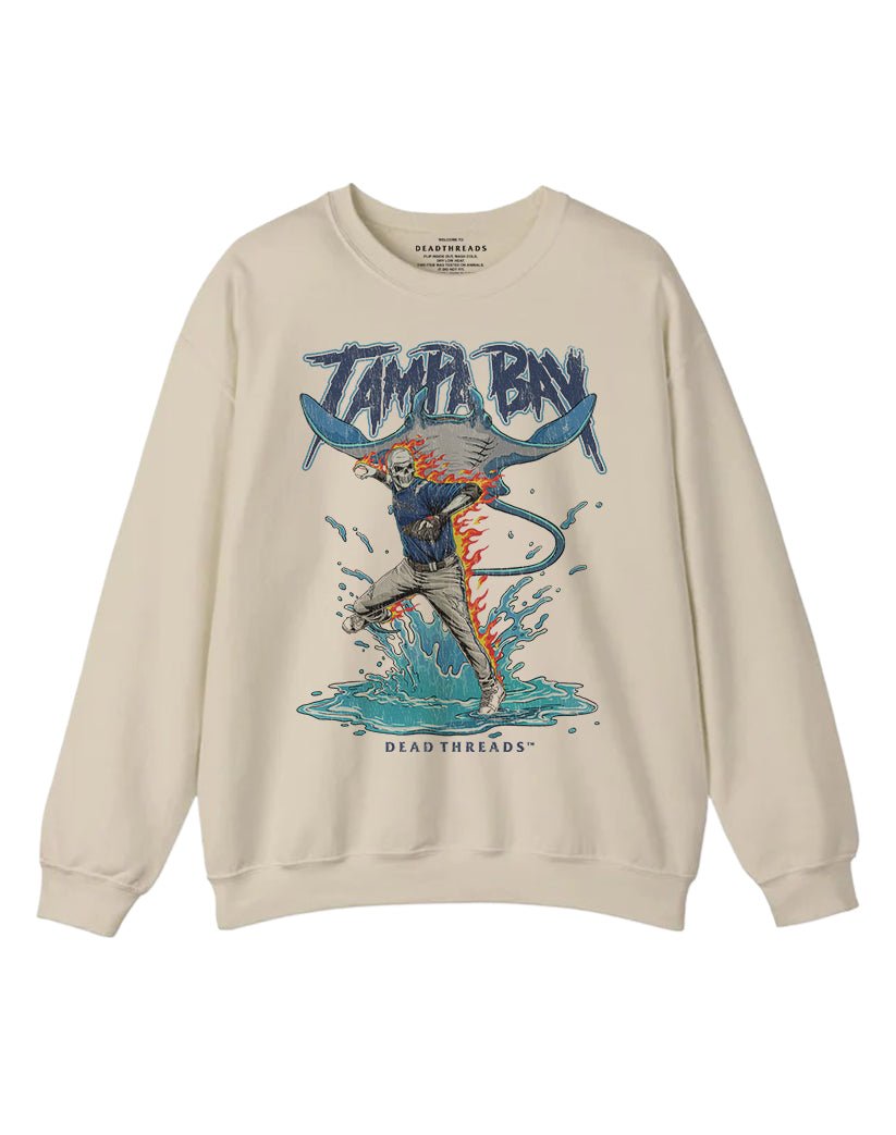 TAMPA BAY BASEBALL CREWNECK SWEATSHIRT – Sweatshirt – Dead Threads Apparel