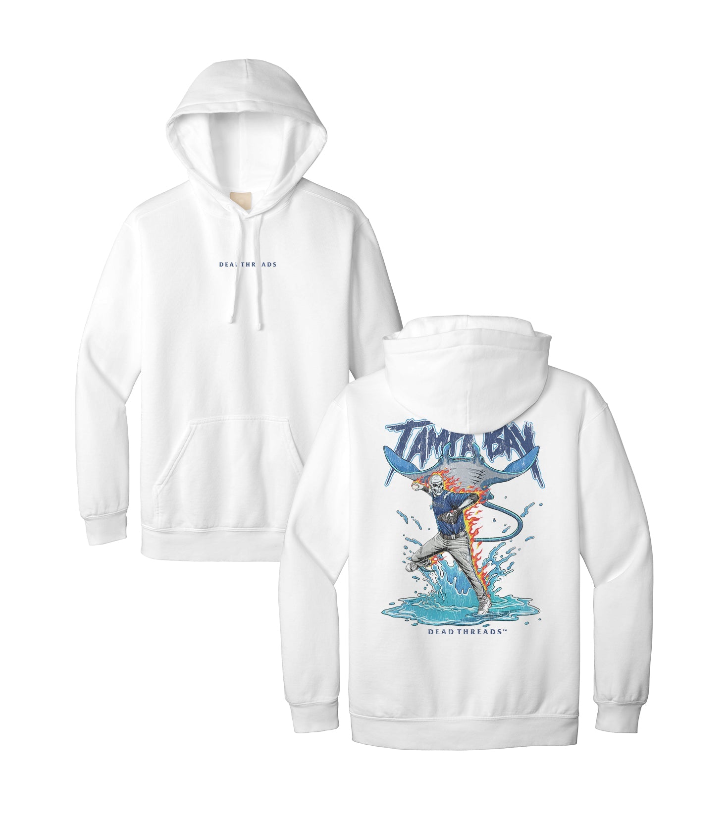 TAMPA BAY BASEBALL - “DT ESSENTIAL" HOODIE – Hoodie – Dead Threads Apparel