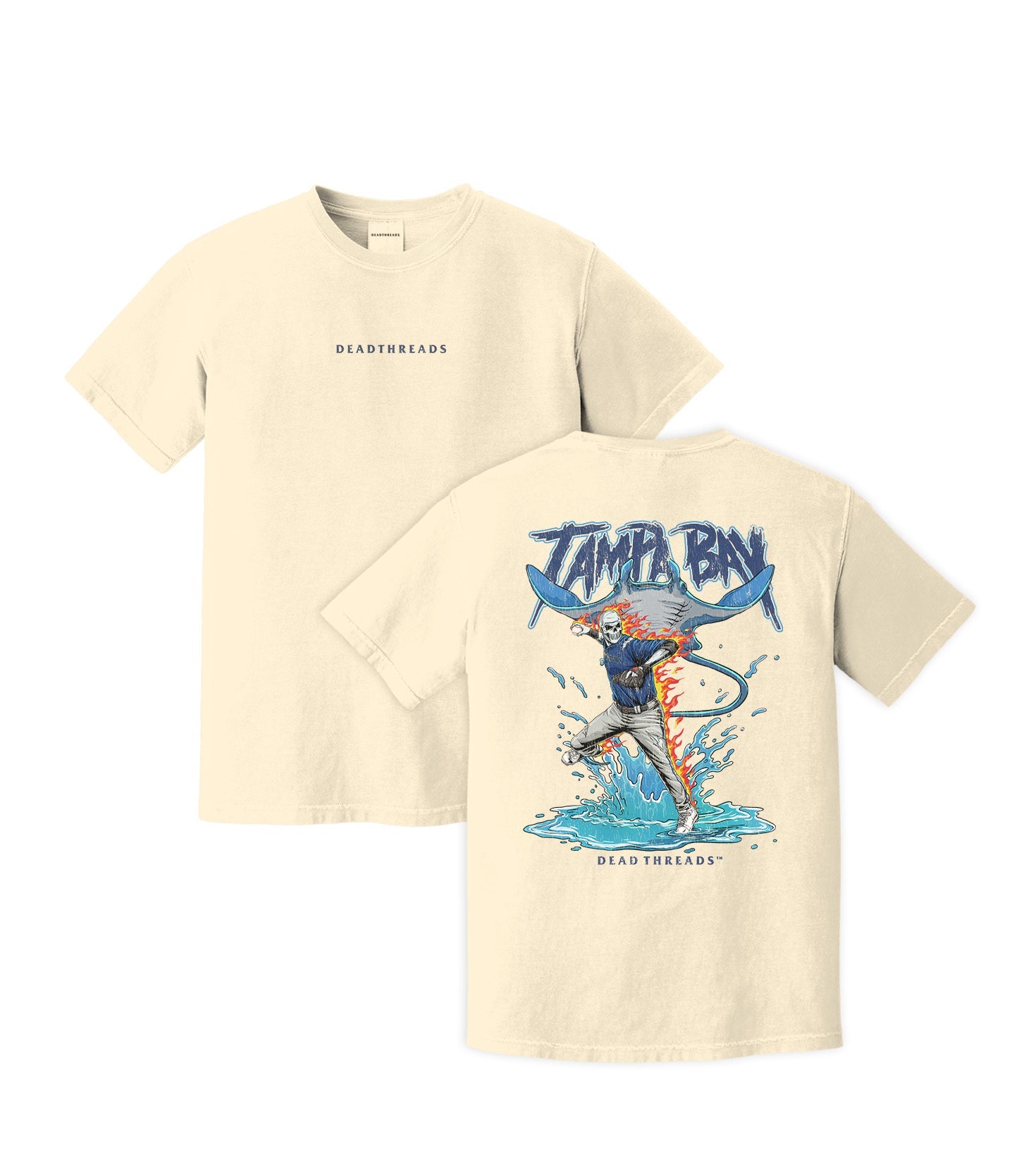 TAMPA BAY BASEBALL - “DT ESSENTIAL" PREMIUM T - SHIRT – T-Shirt – Dead Threads Apparel