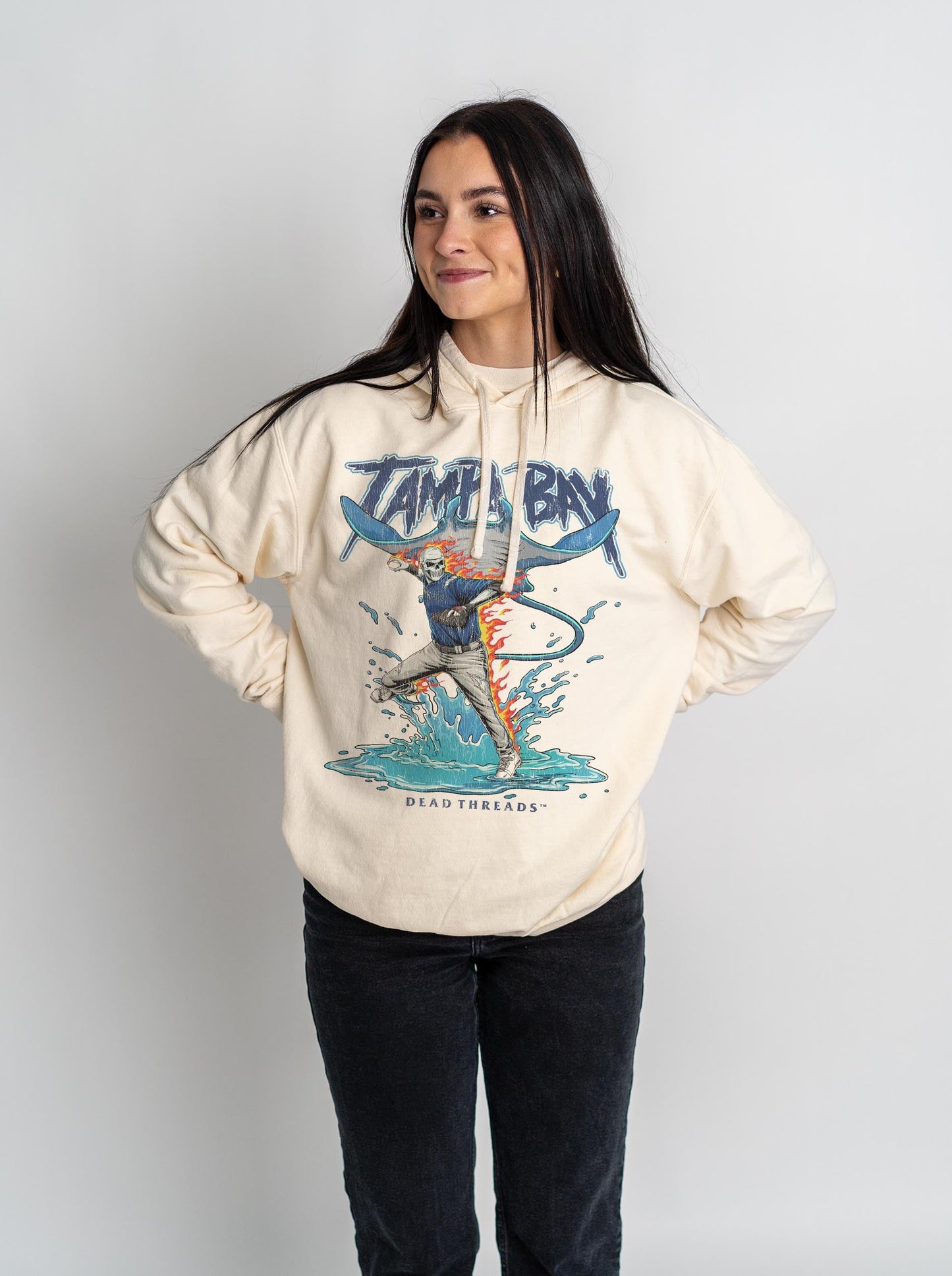 TAMPA BAY BASEBALL - LIGHTWEIGHT HOODIE – Lightweight – Dead Threads Apparel
