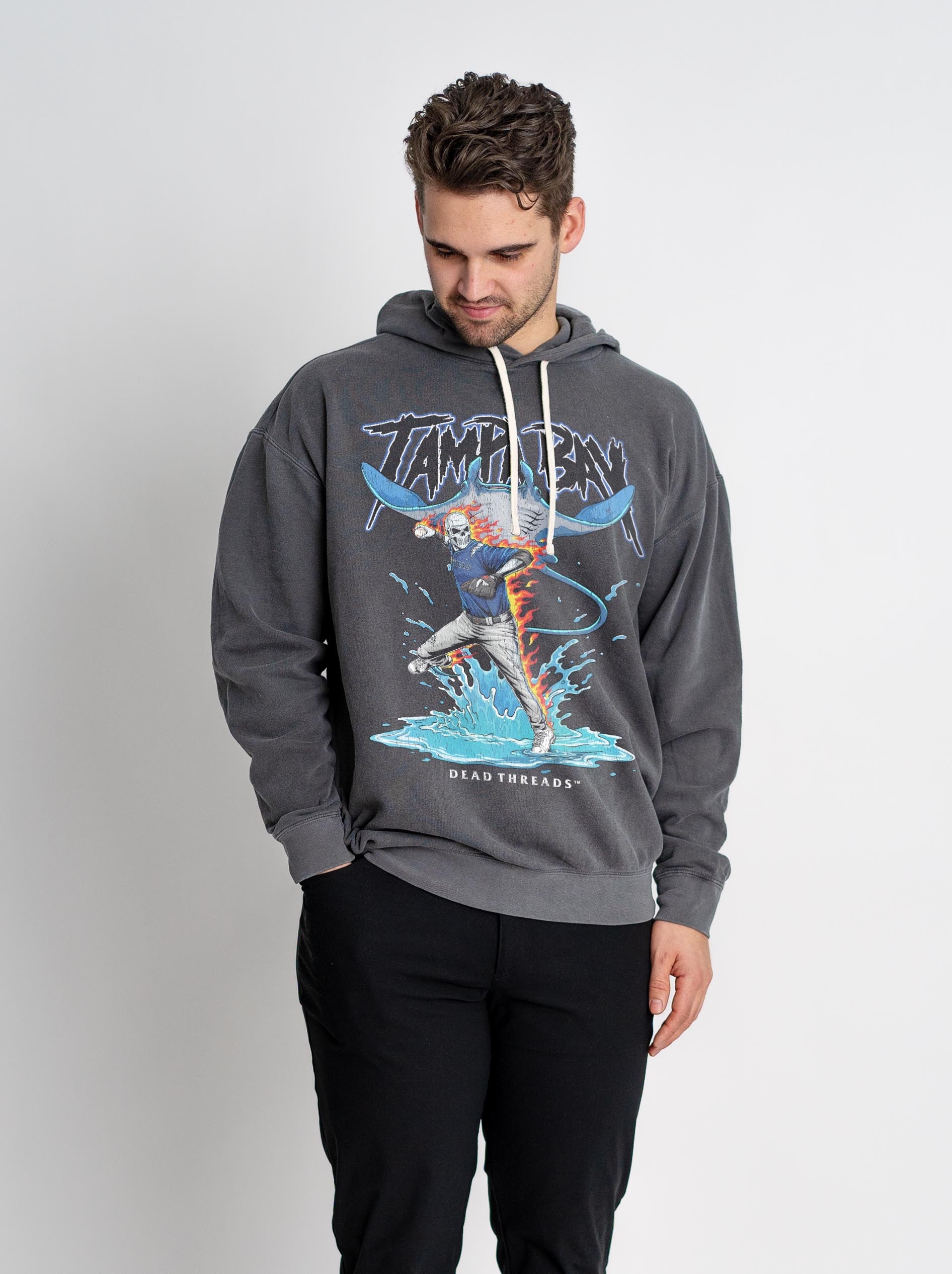 TAMPA BAY BASEBALL - LIGHTWEIGHT HOODIE – Lightweight – Dead Threads Apparel