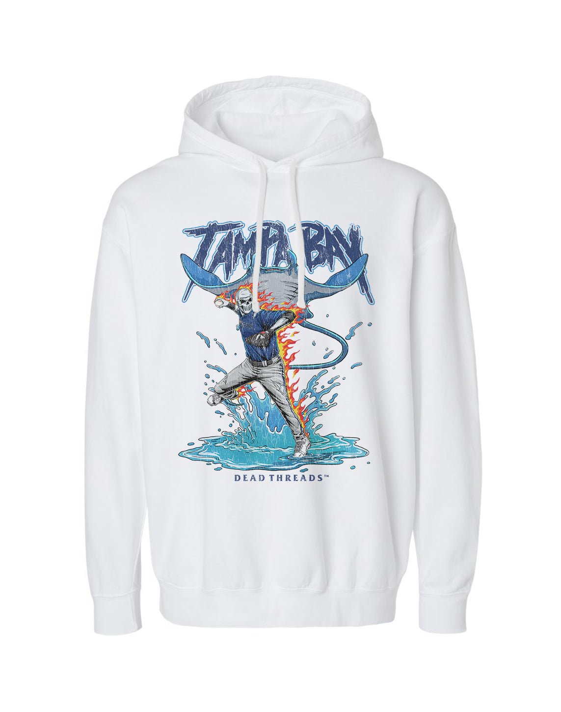 TAMPA BAY BASEBALL - LIGHTWEIGHT HOODIE – Lightweight – Dead Threads Apparel