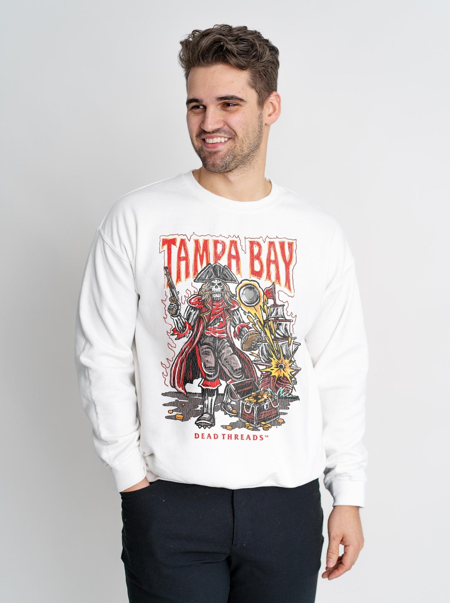 TAMPA BAY FOOTBALL CREWNECK SWEATSHIRT – Sweatshirt – Dead Threads Apparel