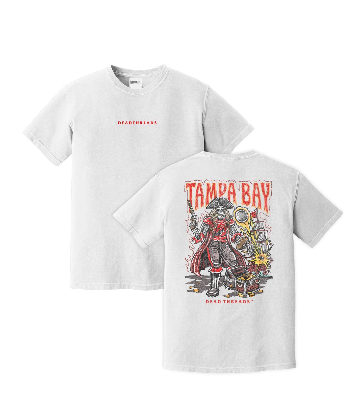 TAMPA BAY FOOTBALL - “DT ESSENTIAL" PREMIUM T - SHIRT – T-Shirt – Dead Threads Apparel