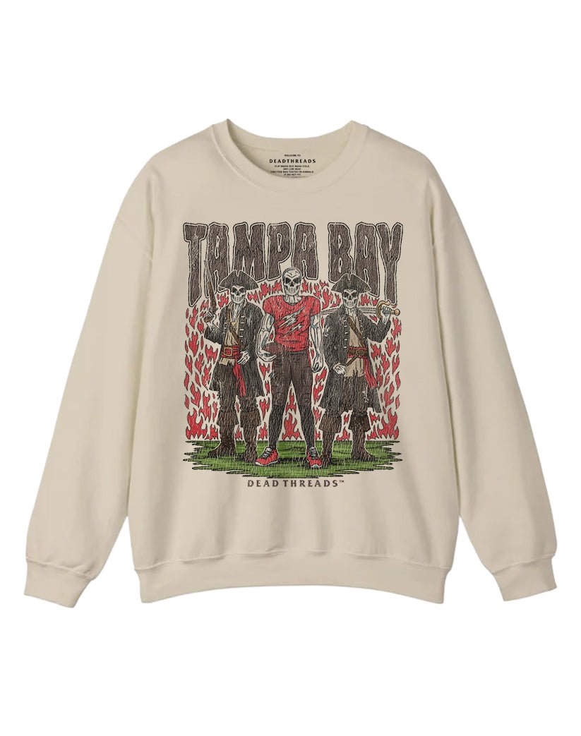 TAMPA BAY FOOTBALL v2 CREWNECK SWEATSHIRT – Sweatshirt – Dead Threads Apparel