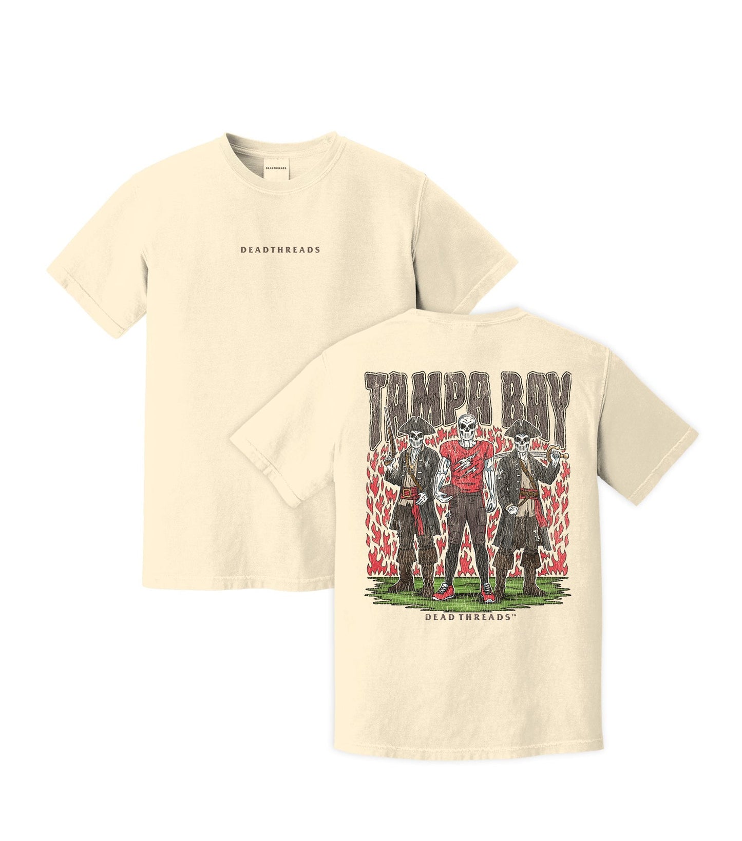 TAMPA BAY FOOTBALL v2 - “DT ESSENTIAL" PREMIUM T - SHIRT – T-Shirt – Dead Threads Apparel