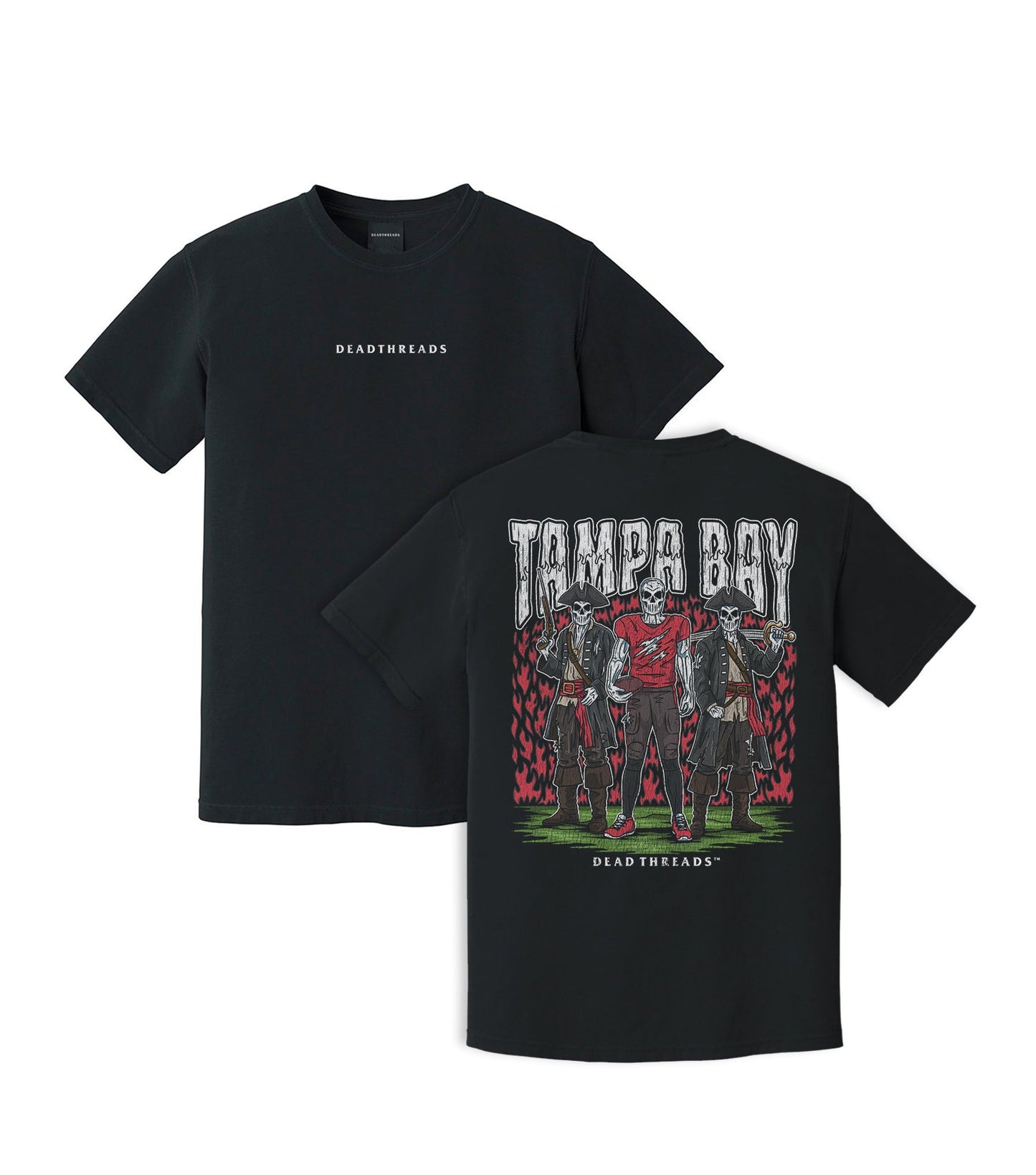 TAMPA BAY FOOTBALL v2 - “DT ESSENTIAL" PREMIUM T - SHIRT – T-Shirt – Dead Threads Apparel