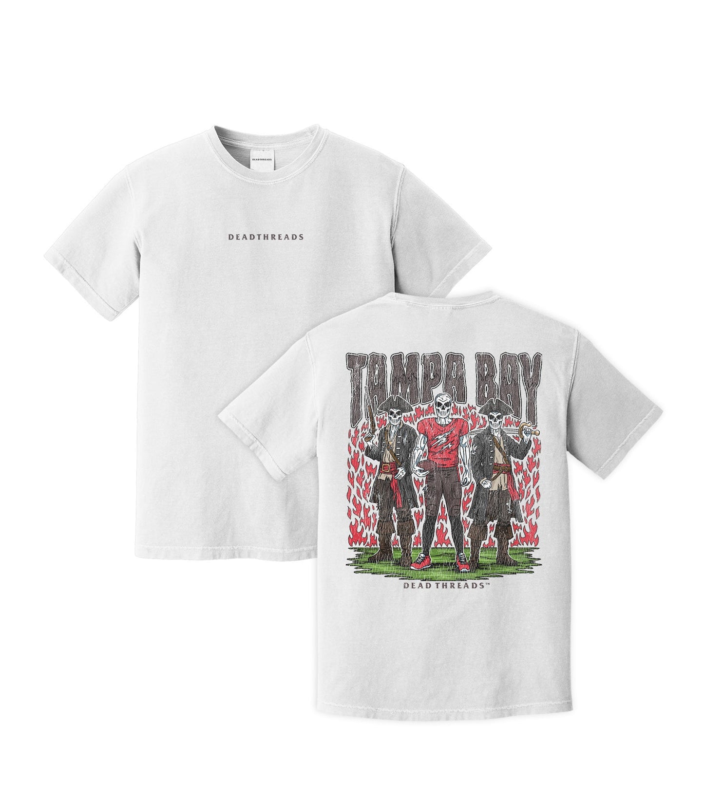 TAMPA BAY FOOTBALL v2 - “DT ESSENTIAL" PREMIUM T - SHIRT – T-Shirt – Dead Threads Apparel