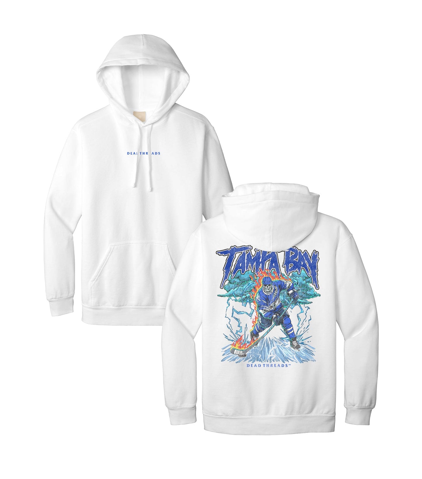 TAMPA BAY HOCKEY - “DT ESSENTIAL" HOODIE – Hoodie – Dead Threads Apparel