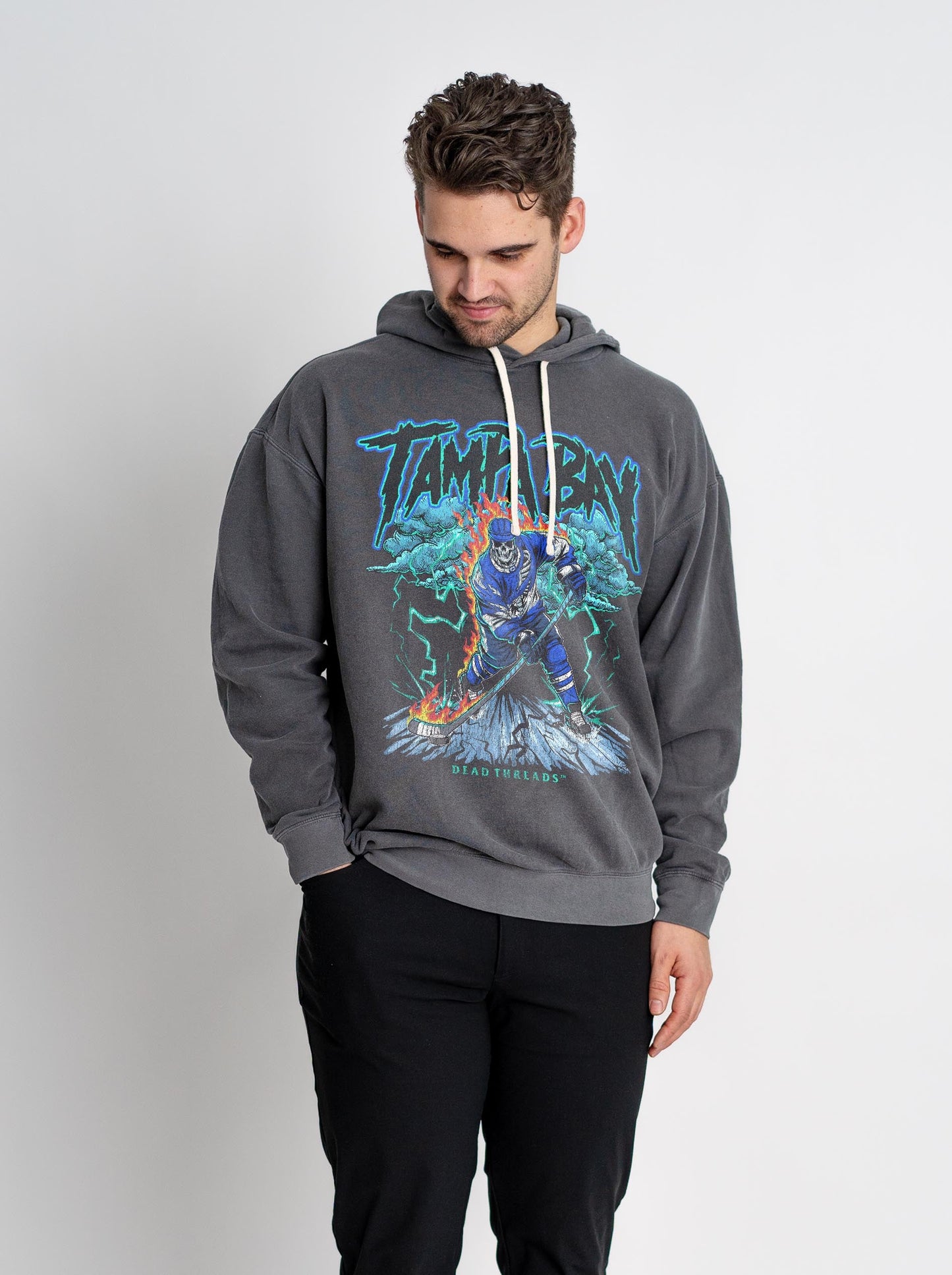 TAMPA BAY HOCKEY - LIGHTWEIGHT HOODIE – Lightweight – Dead Threads Apparel