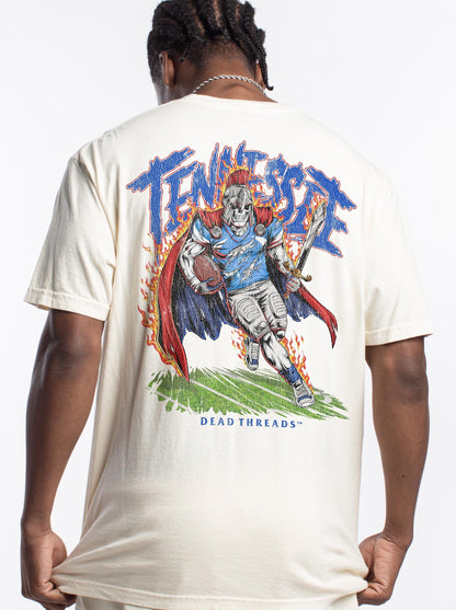 TENNESSEE FOOTBALL - “3 SKULL” PREMIUM T - SHIRT – T-Shirt – Dead Threads Apparel