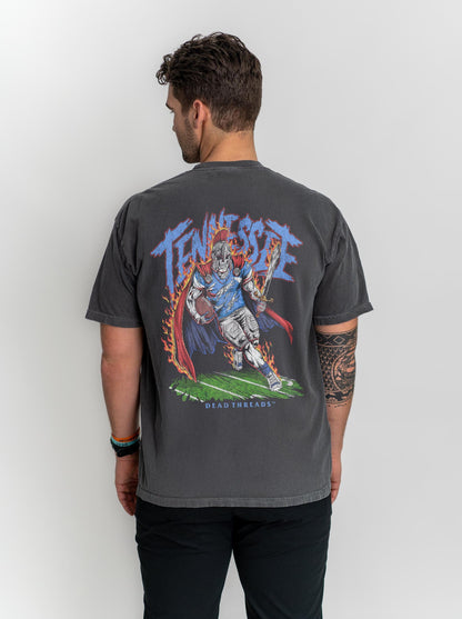 TENNESSEE FOOTBALL - “3 SKULL” PREMIUM T - SHIRT – T-Shirt – Dead Threads Apparel