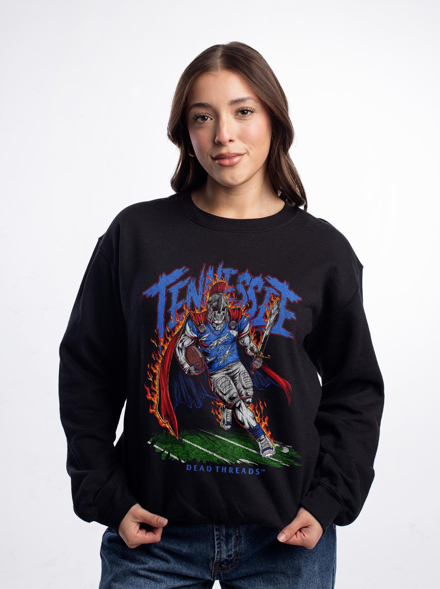 TENNESSEE FOOTBALL CREWNECK SWEATSHIRT – Sweatshirt – Dead Threads Apparel