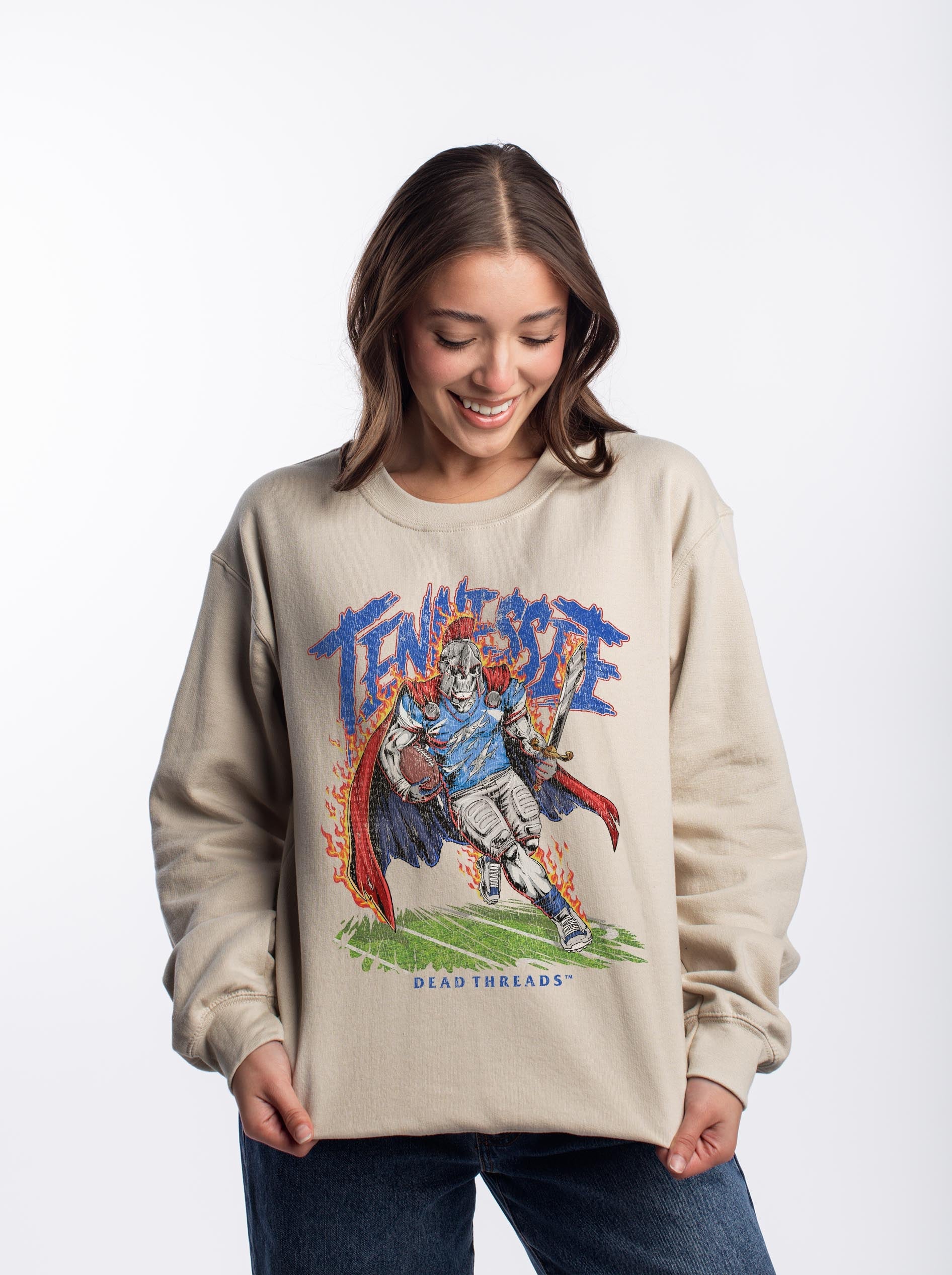 TENNESSEE FOOTBALL CREWNECK SWEATSHIRT – Sweatshirt – Dead Threads Apparel